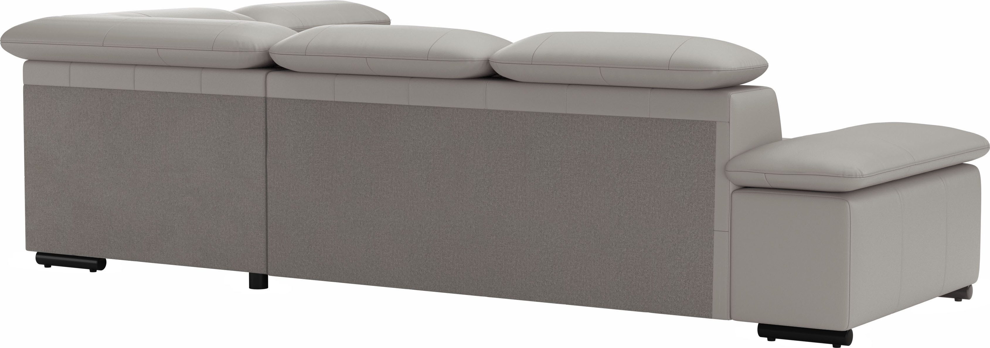 sit&more Hoekbank Alcudia L-vorm met armverstelling, optionele hoofdeindverstelling en bedfunctie