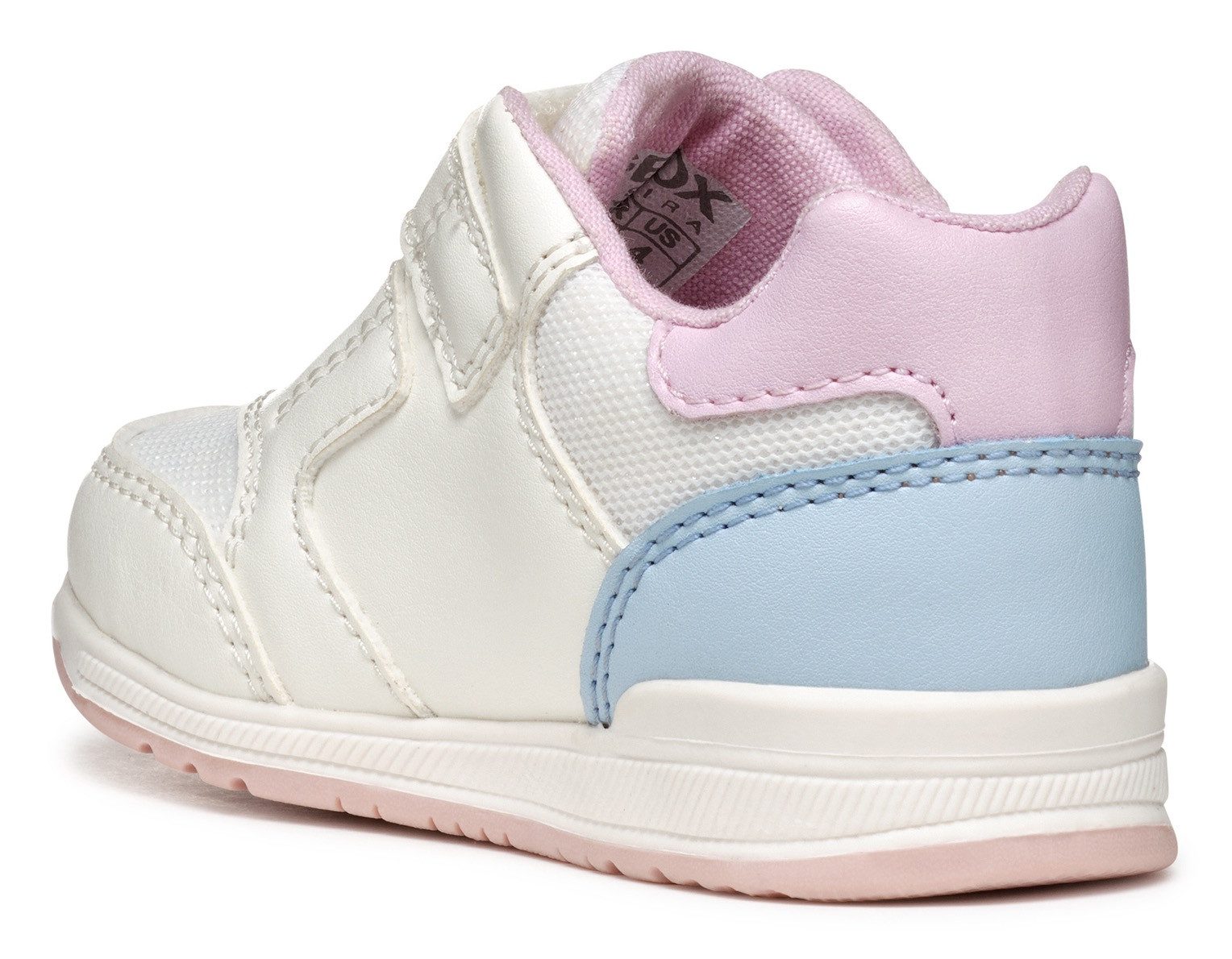Geox Babyschoentjes B RISHON GIRL , klittenbandschoen, meisjes schoen met fijne glitters en vlinder motief