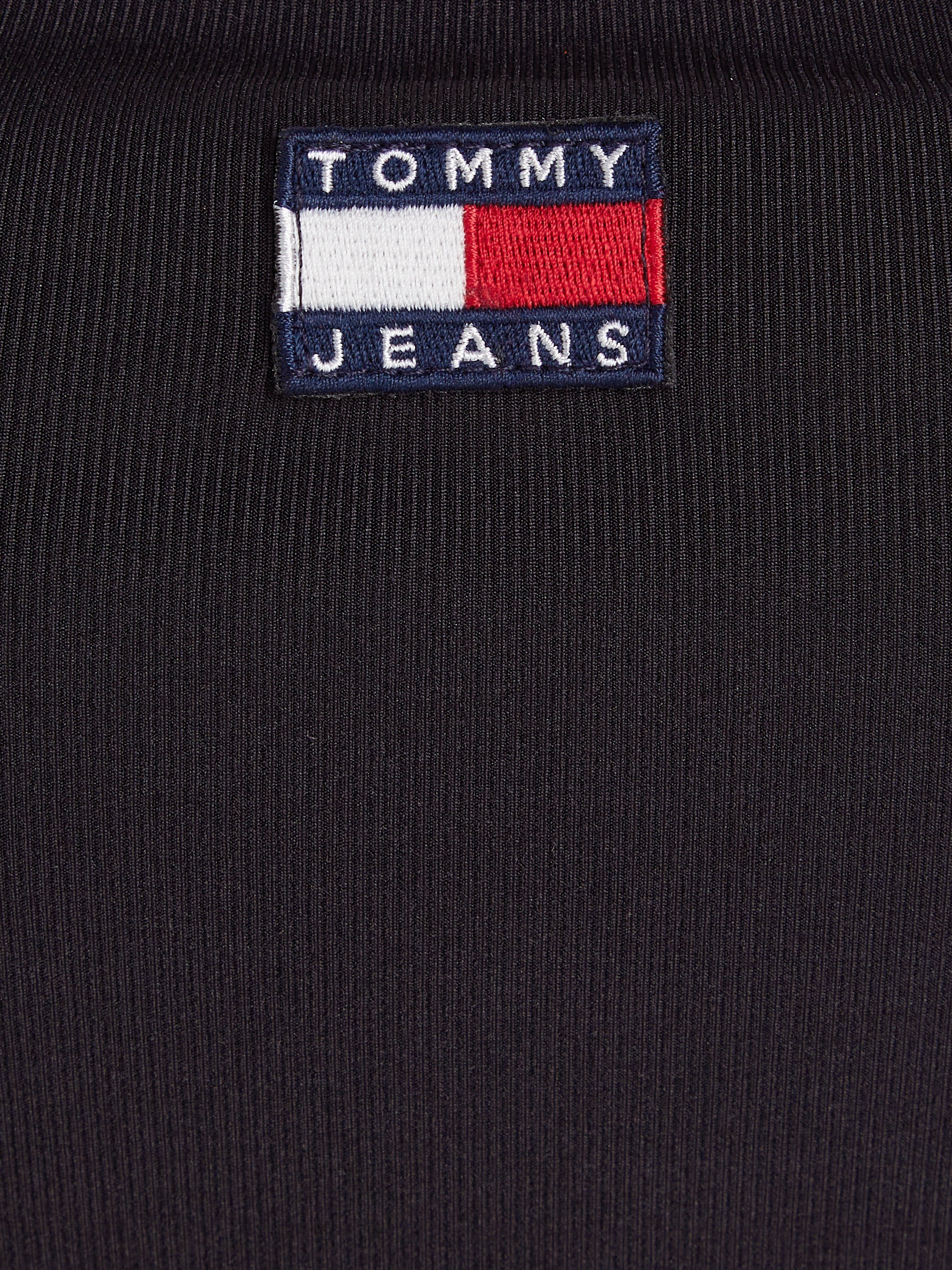 TOMMY JEANS Jerseyjurk TJW MIDI BADGE RIB DRESS EXT
