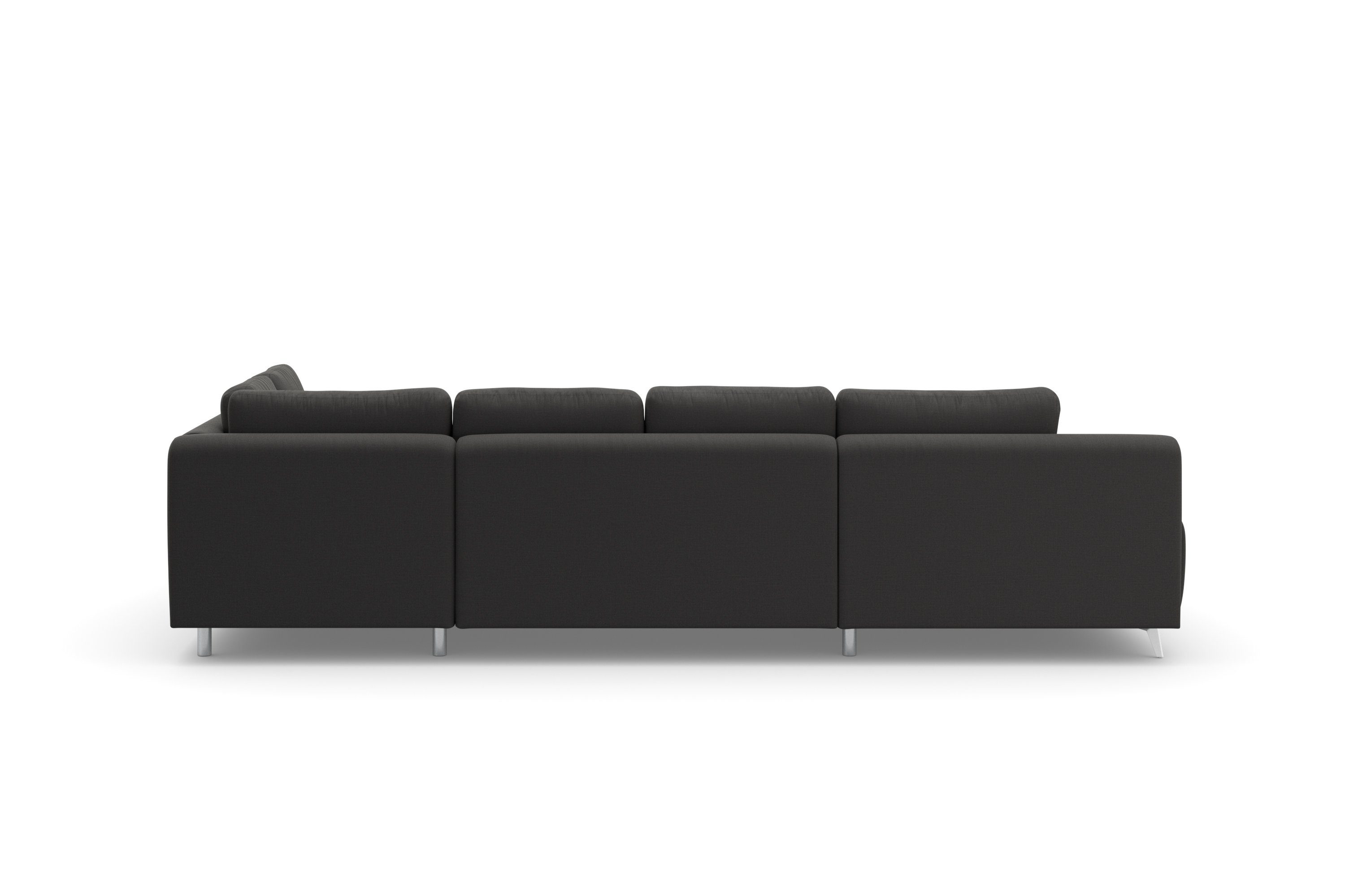 sit&more Zithoek Latigo U-vorm met récamier, naar keuze met slaapfunctie en bedkist