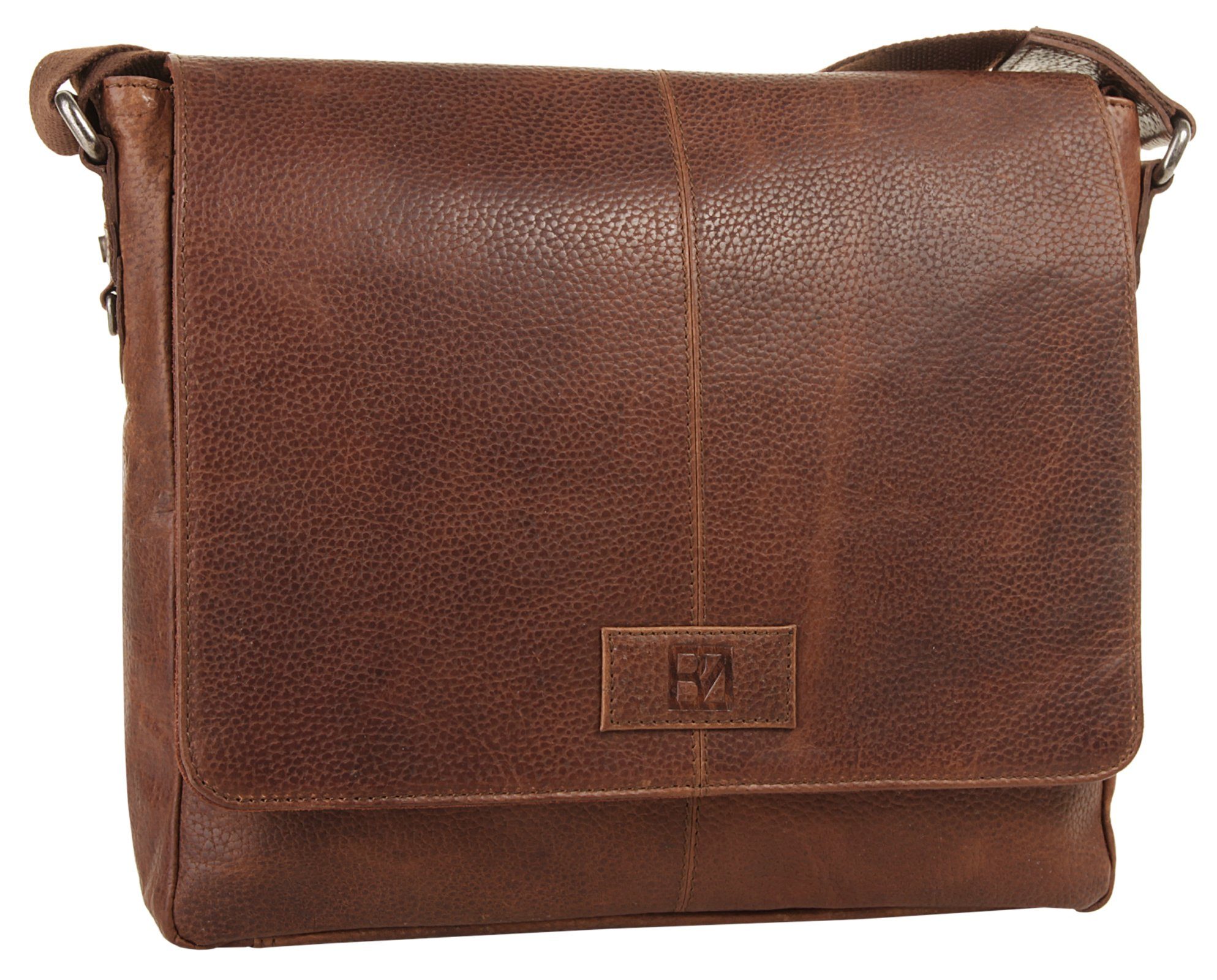 BODENSCHATZ Messenger Bag echt leder