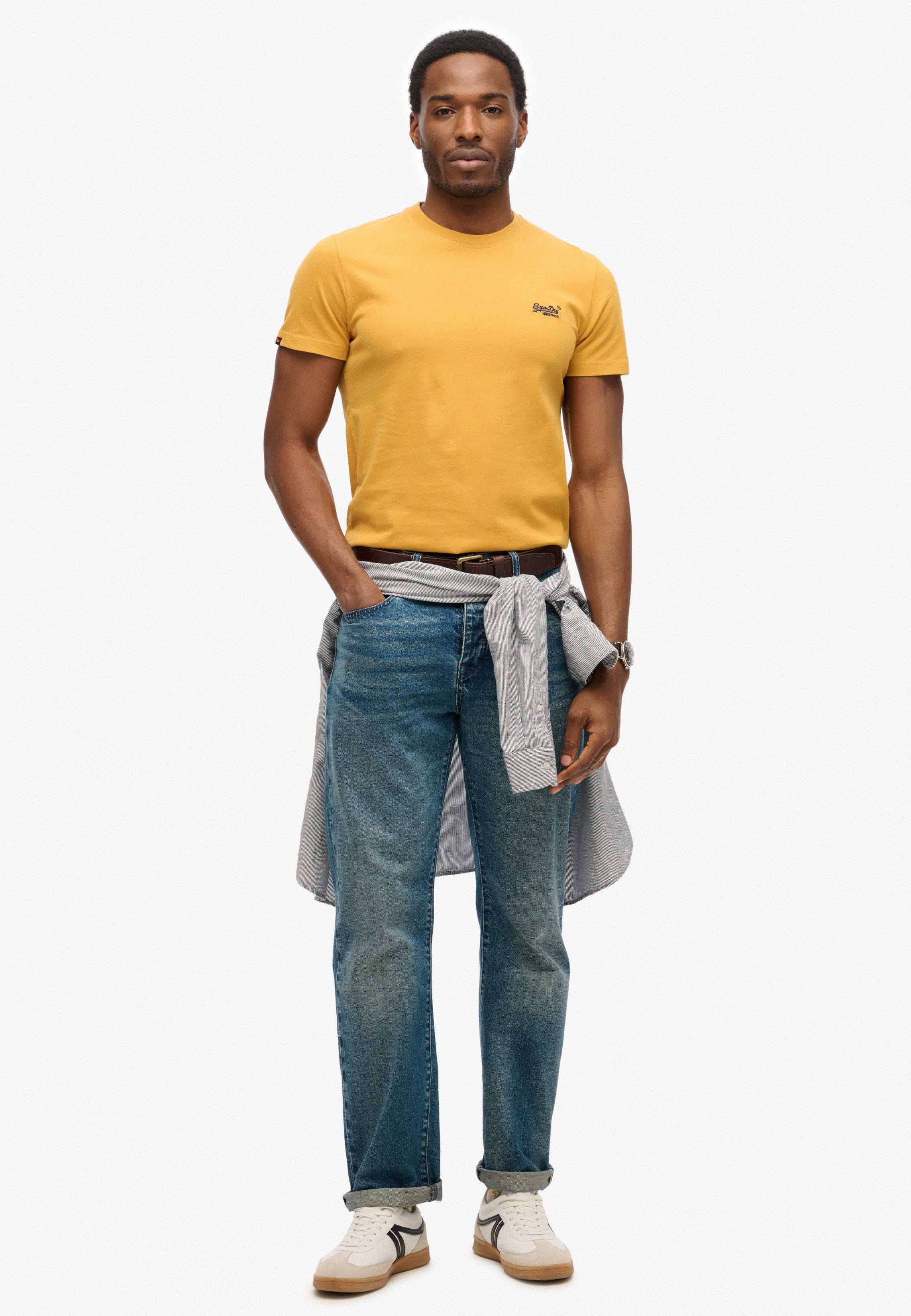 Superdry Shirt met ronde hals ESSENTIAL LOGO EMB TEE