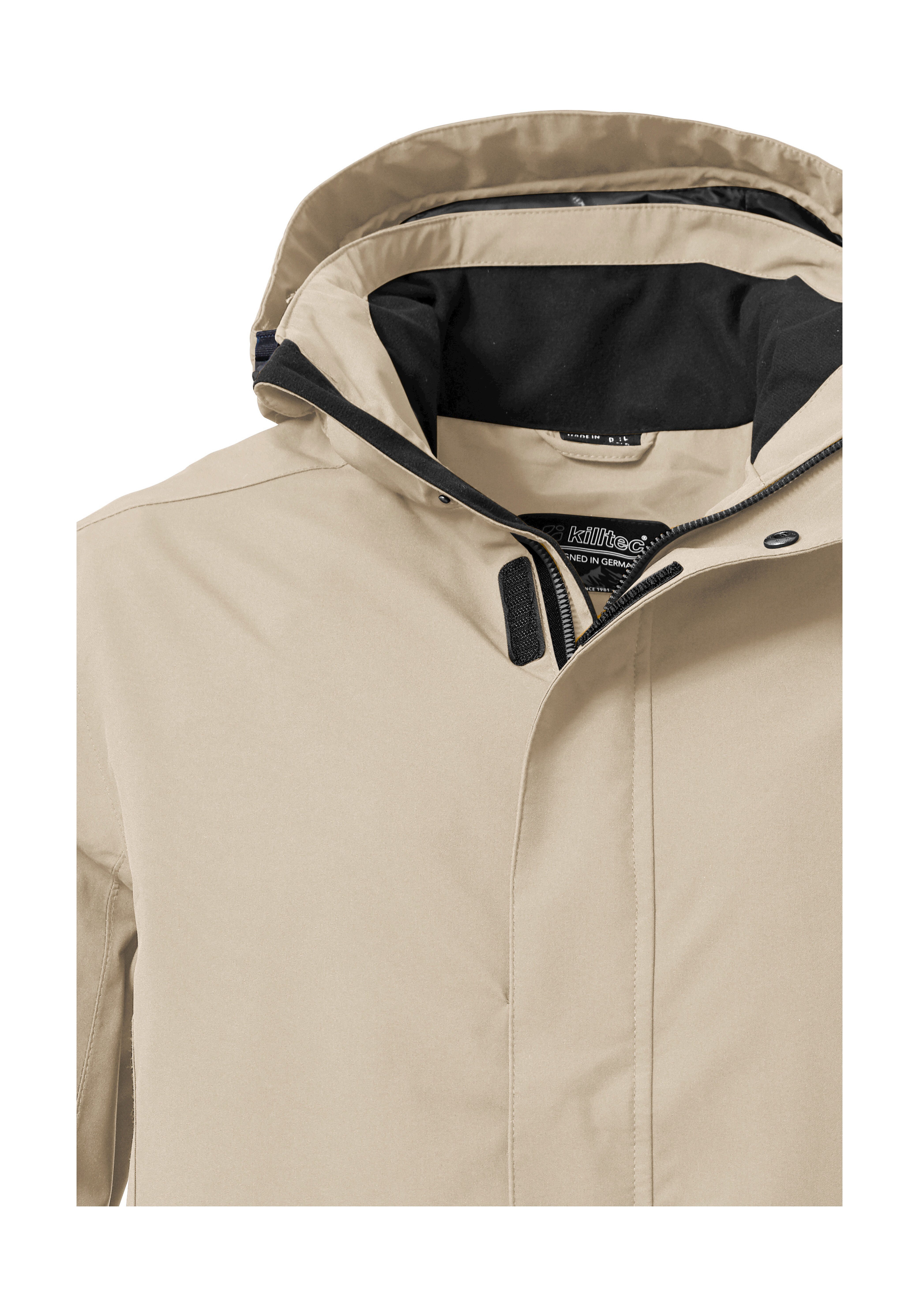 Killtec Outdoorjack KOS 87 MN JCKT_XENIOS 100% water- en winddicht, afneembare capuchon, verstelbare boorden