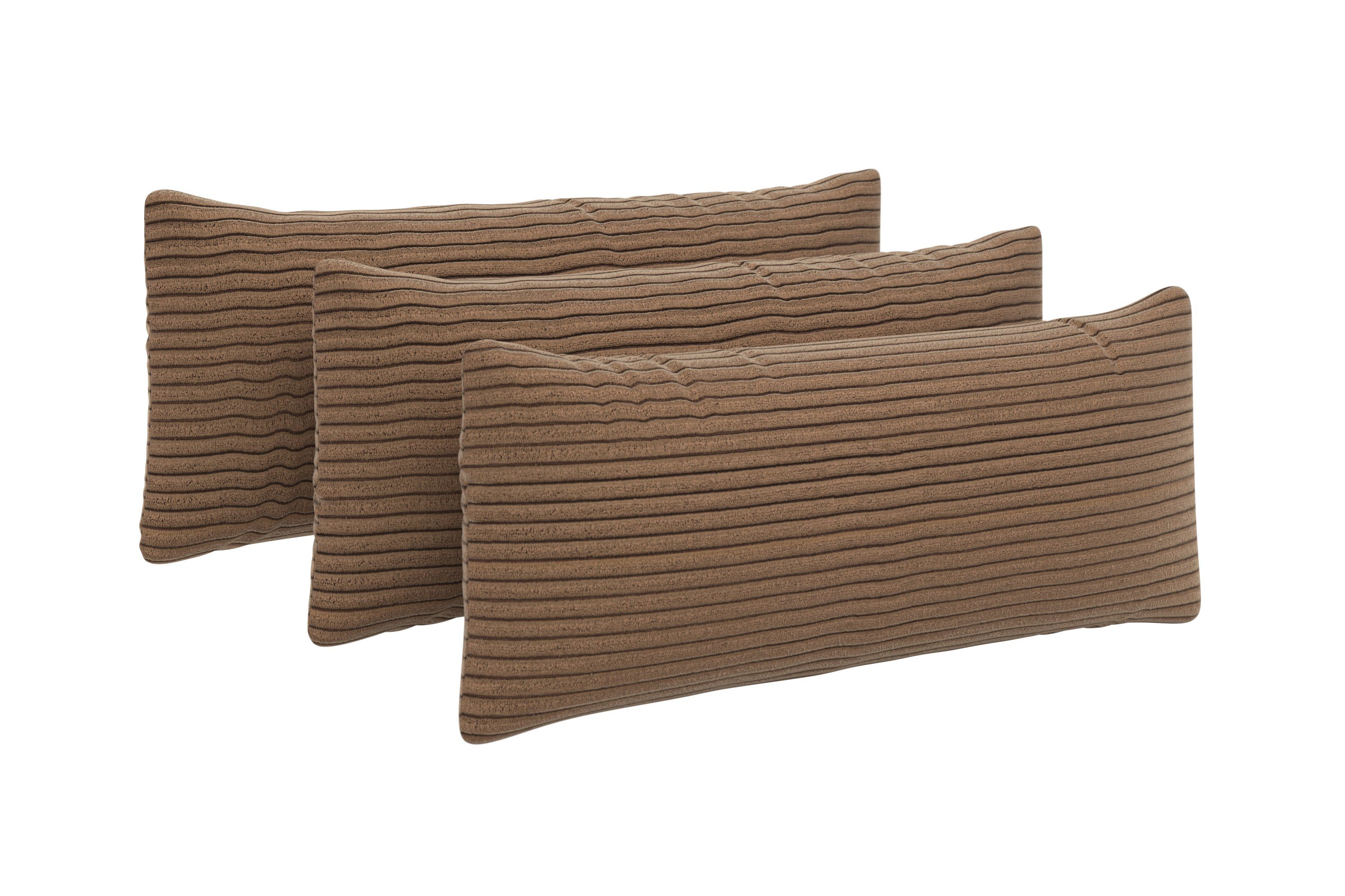 INOSIGN Bankkussen Coco naar keuze set van 2 of 3 lendenkussens, breedte telkens 64 cm (set)