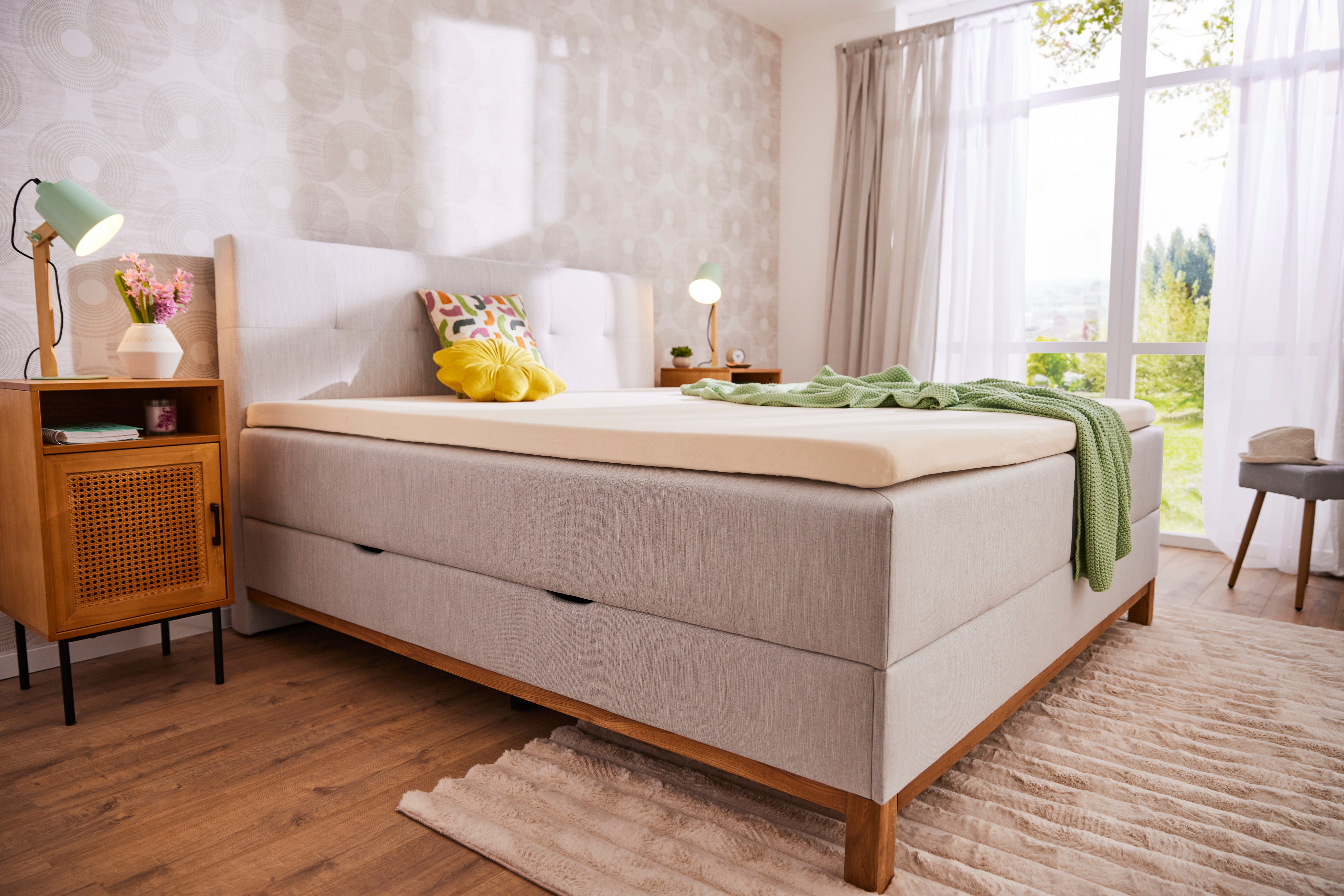 meise.möbel Boxspring Catania met bedkist en topmatras