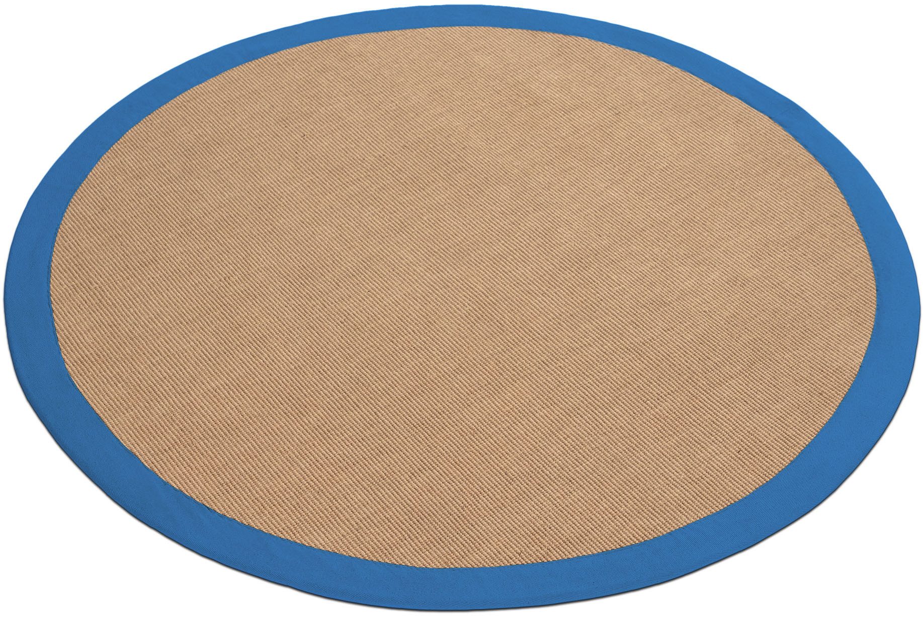 carpetfine Sisalkleed Sisal met gekleurd randdessin, antislip achterzijde