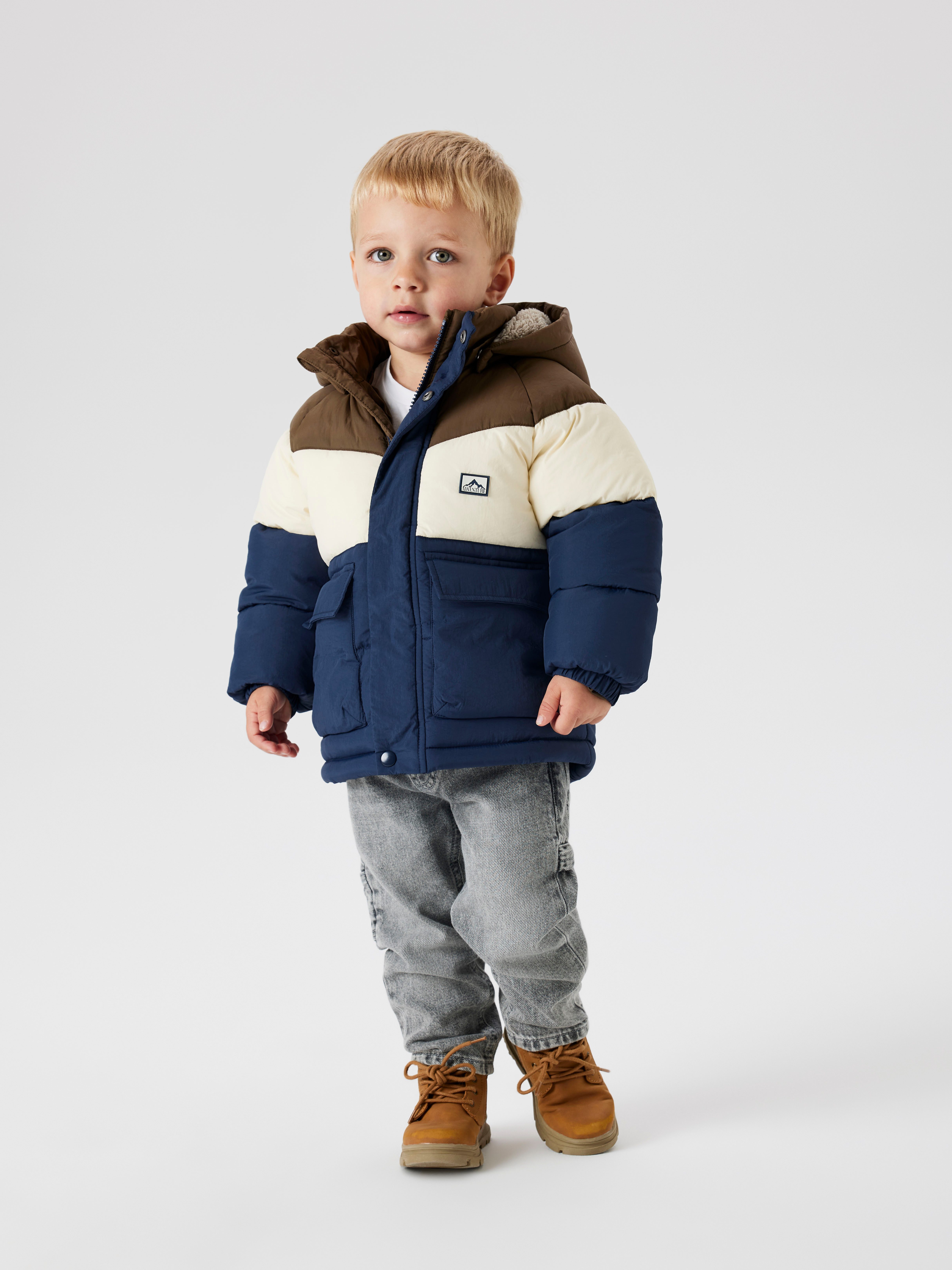 Name It Gewatteerde jas NMMMELBOURNE PUFFER JACKET BLOCK