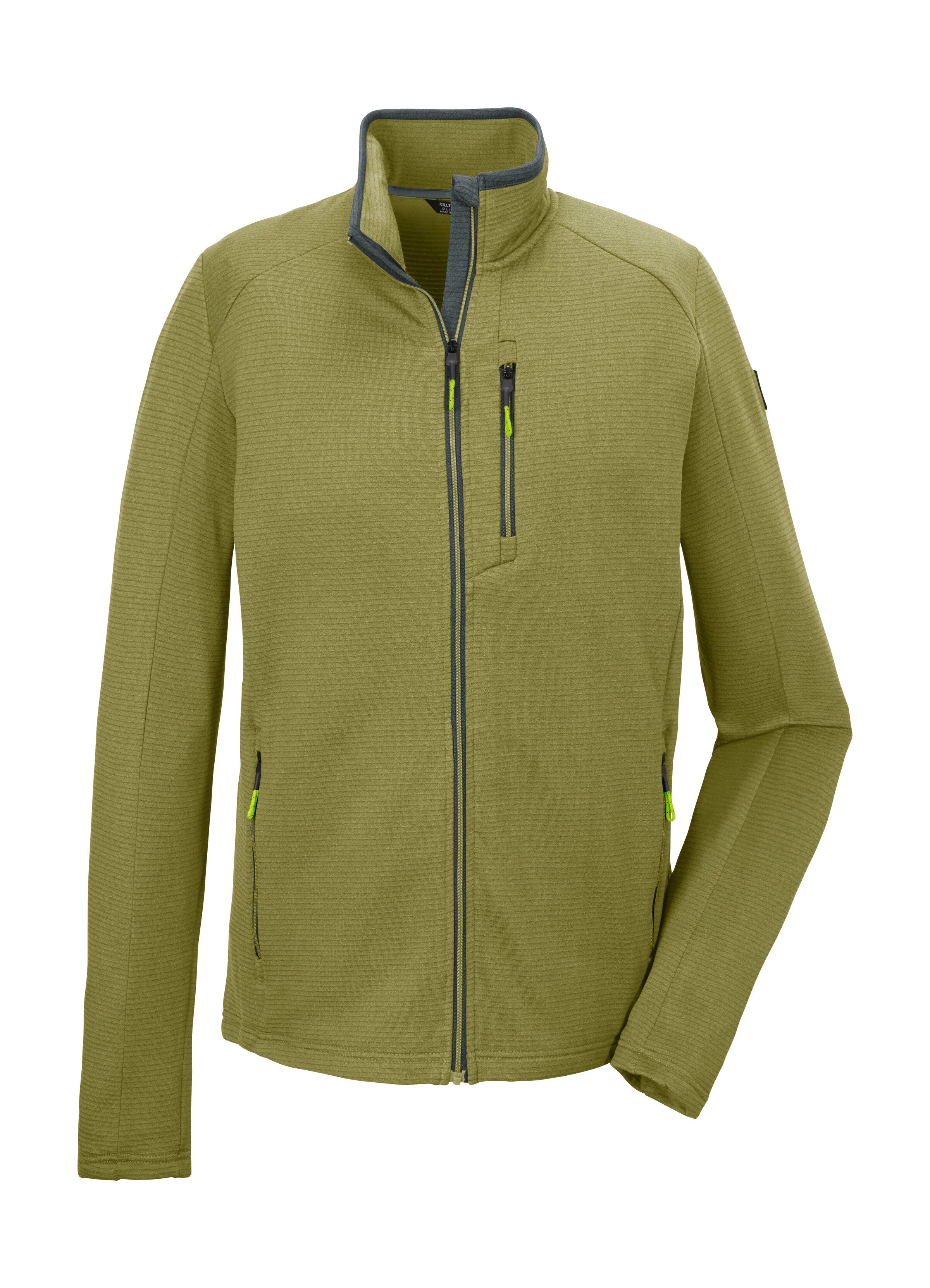 Killtec Vest KOS 92 MN FLX JCKT Sportieve herenjack met kinbescherming en afsluitbare zakken