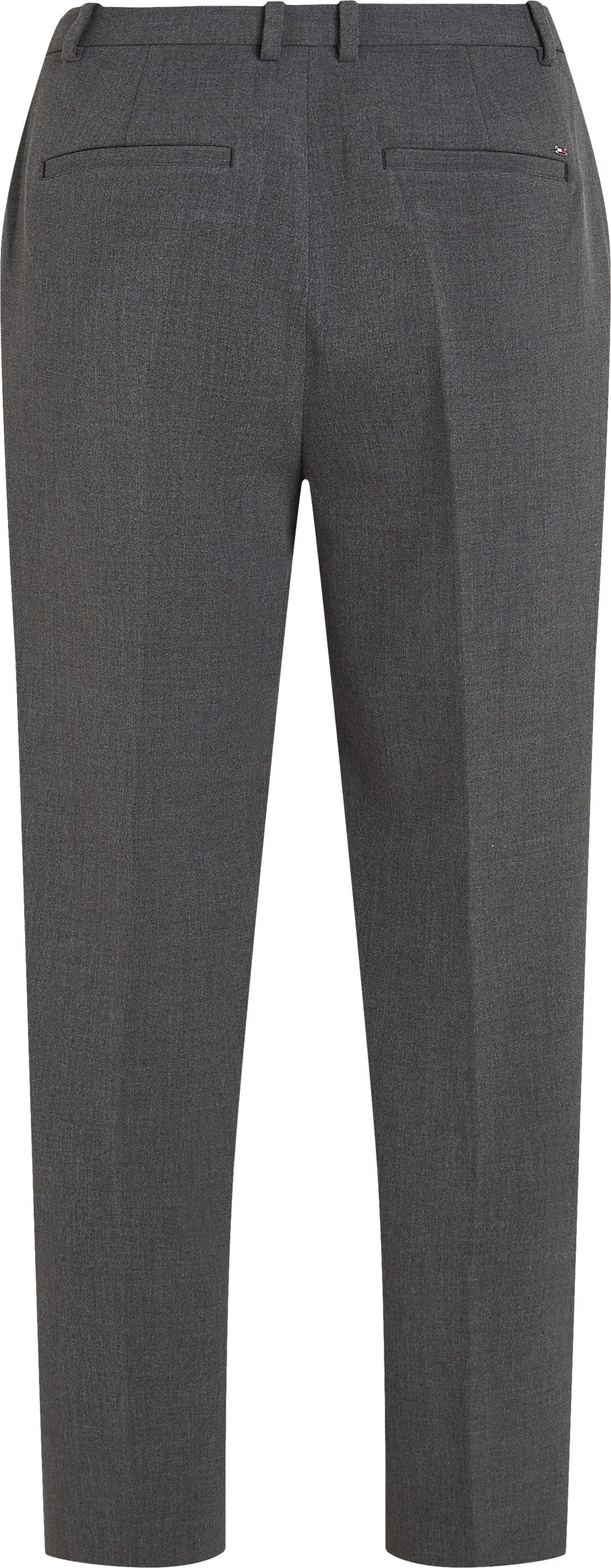 Tommy Hilfiger Geweven broek PUNTO SLIM STRAIGHT PANT met strijkvouwen metalen label
