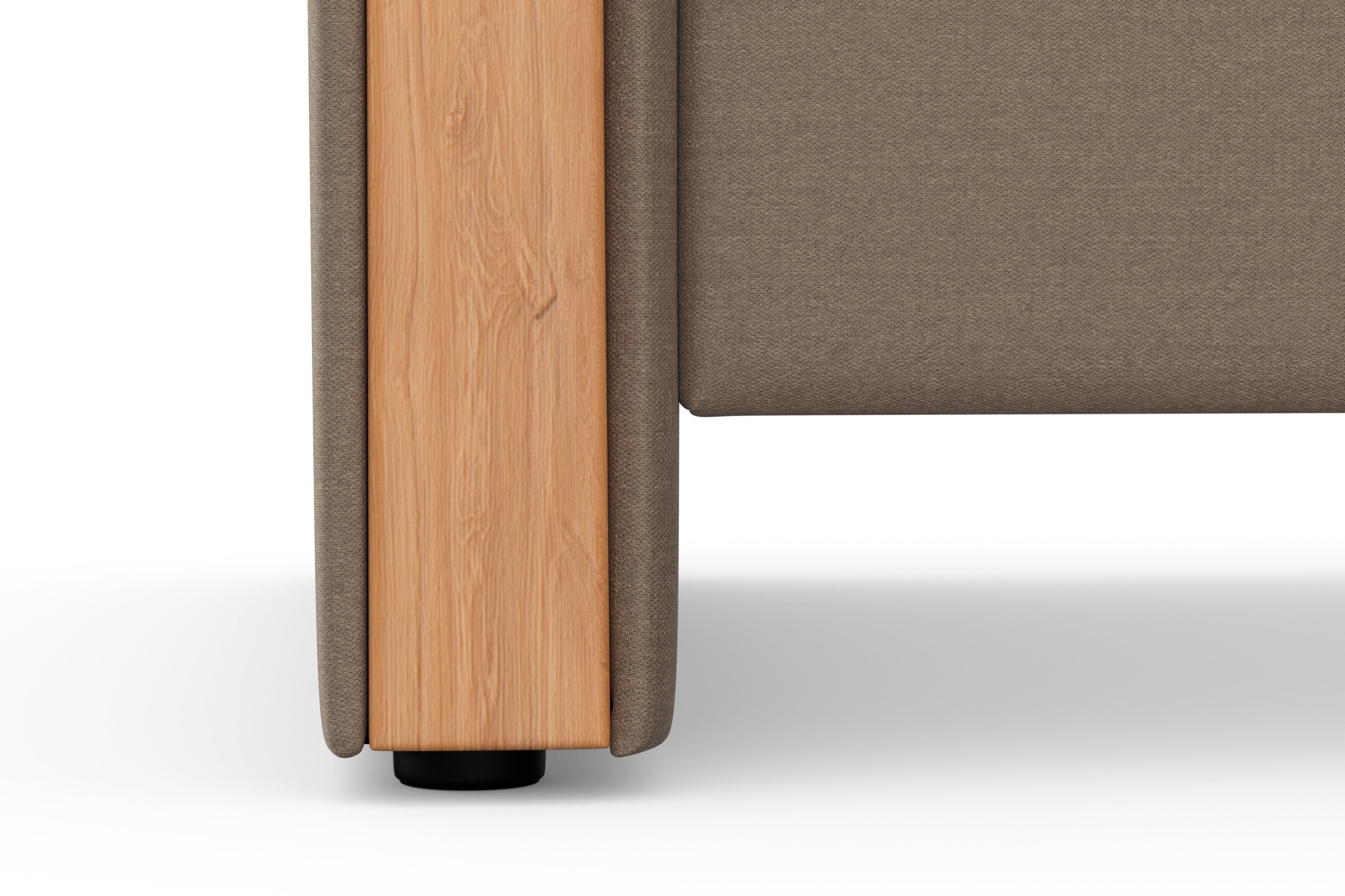 Home affaire 2-zitsbank Dangast Verstelbare hoofdsteun, houten frontlijsten, naar keuze ook in Easy clean bekleding