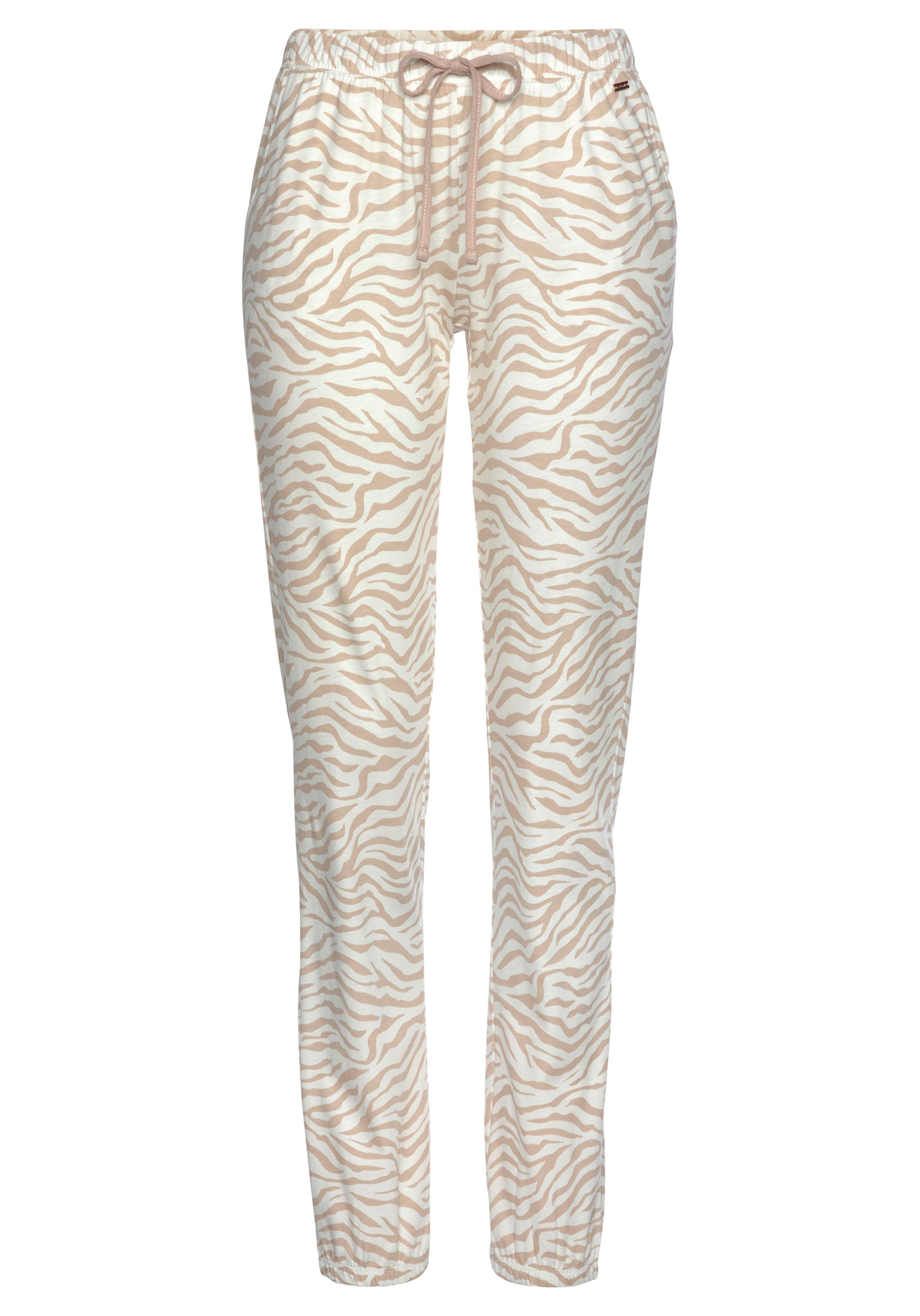 Lascana Pyjamabroek Effen of met geweldige print