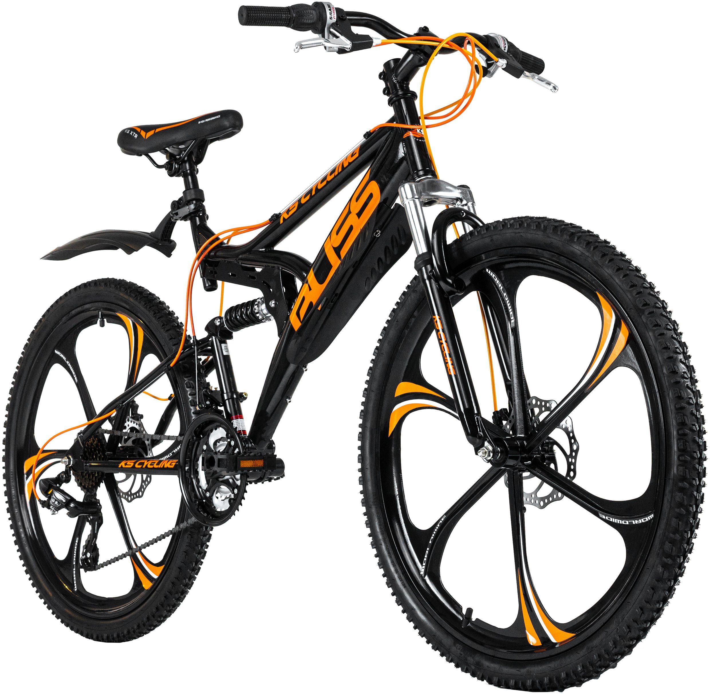 KS Cycling Mountainbike Bliss voor heren, kettingversnelling