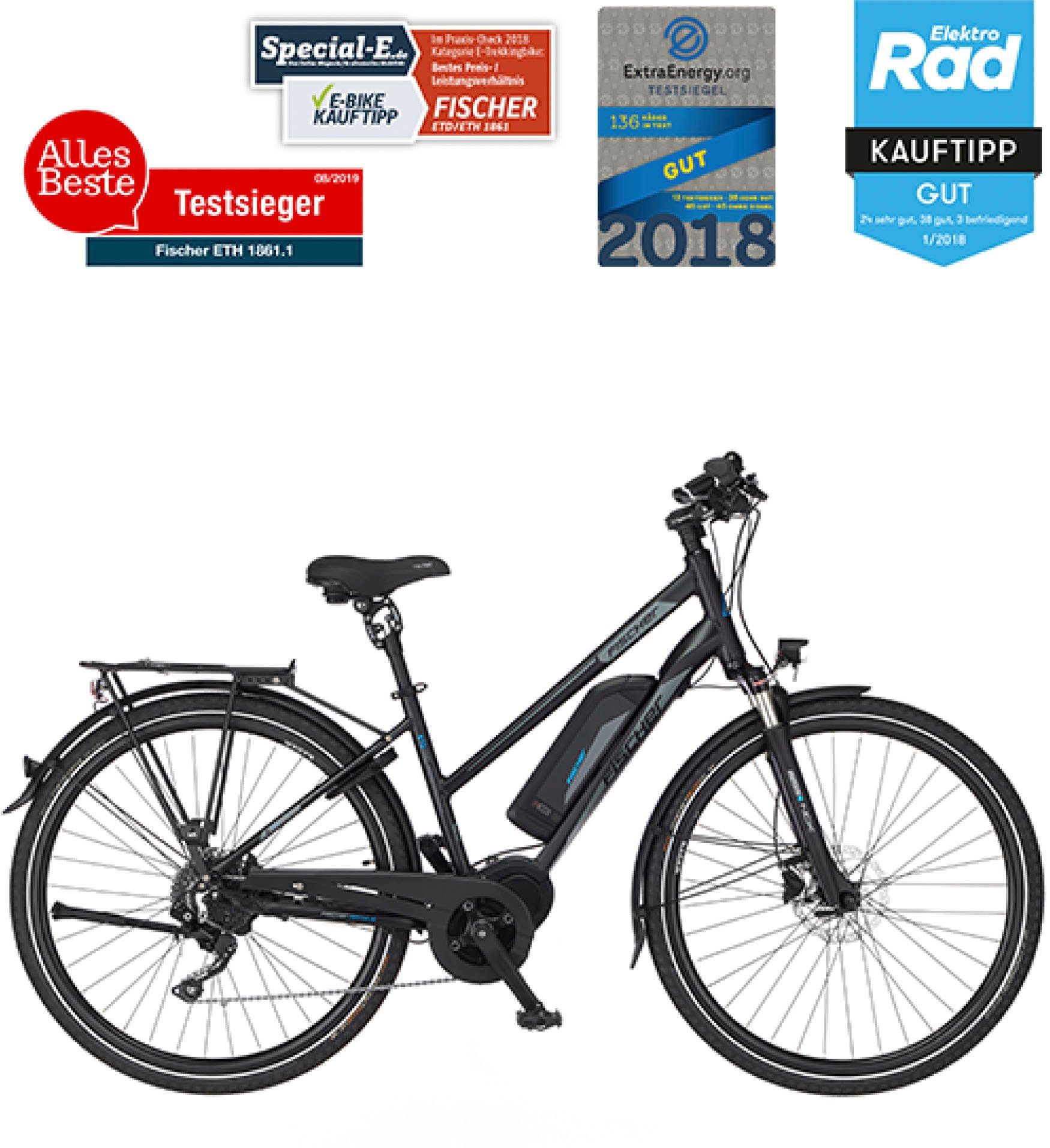 Fischer E-bike VIATOR ETD 1861 Pedelec, elektrische fiets voor dames en heren