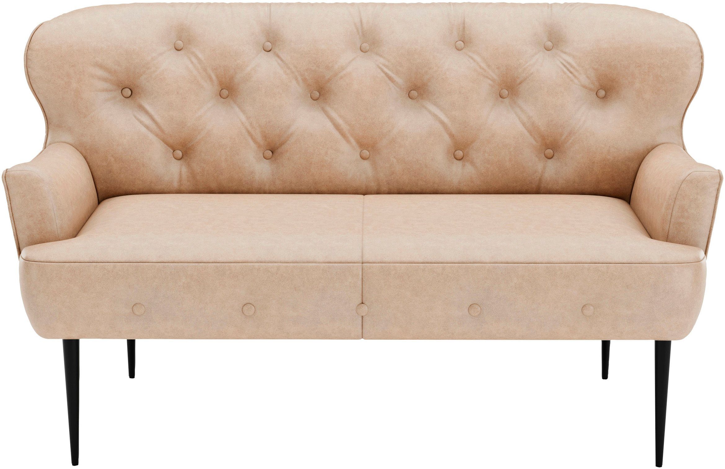 Places of Style 2-zitsbank Amber met capitonnage, in verschillende stofsoorten