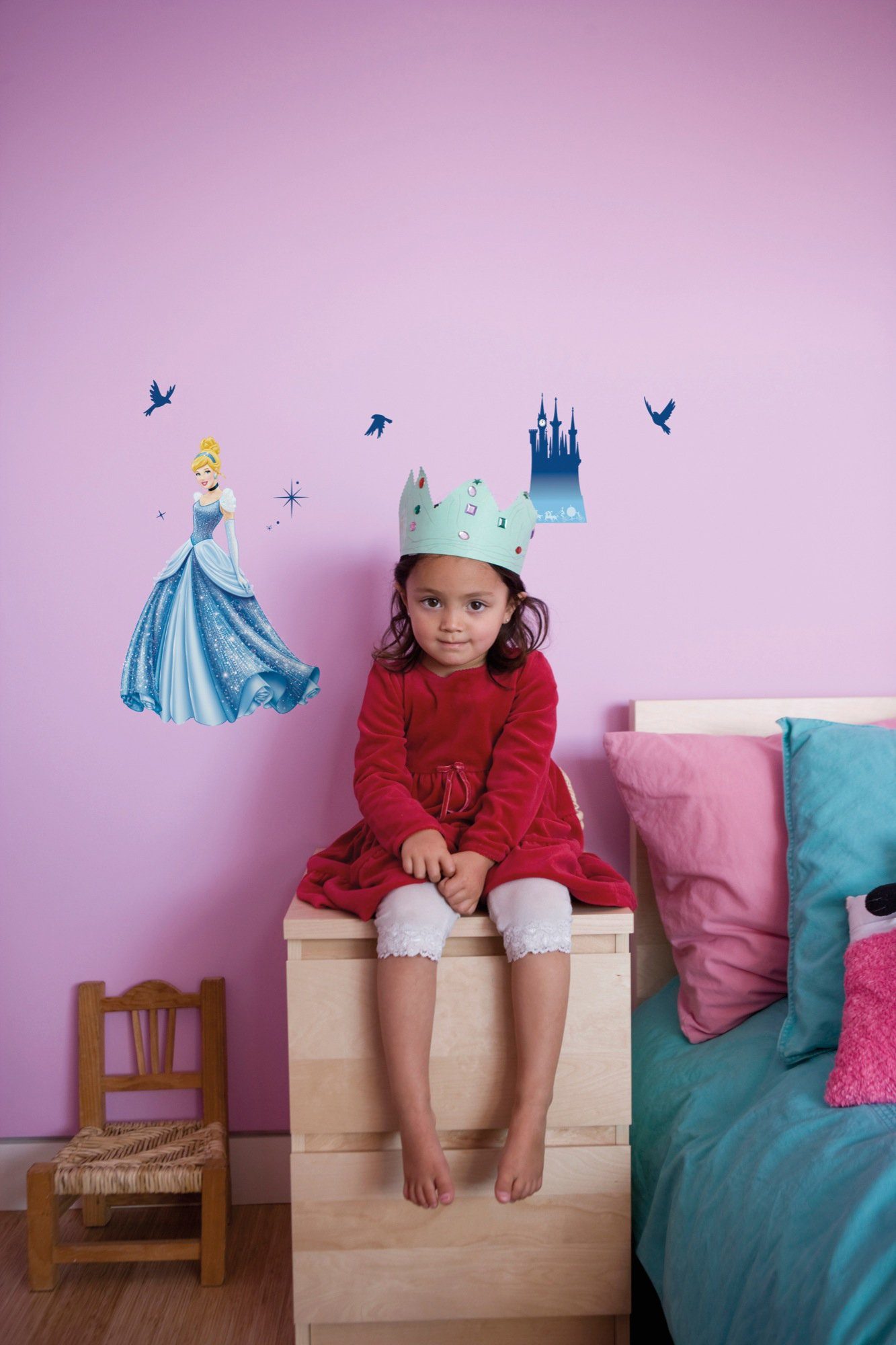 Komar Wandfolie Disney Princess Dream - afm. 50 x 70 cm (set, 10-delig)