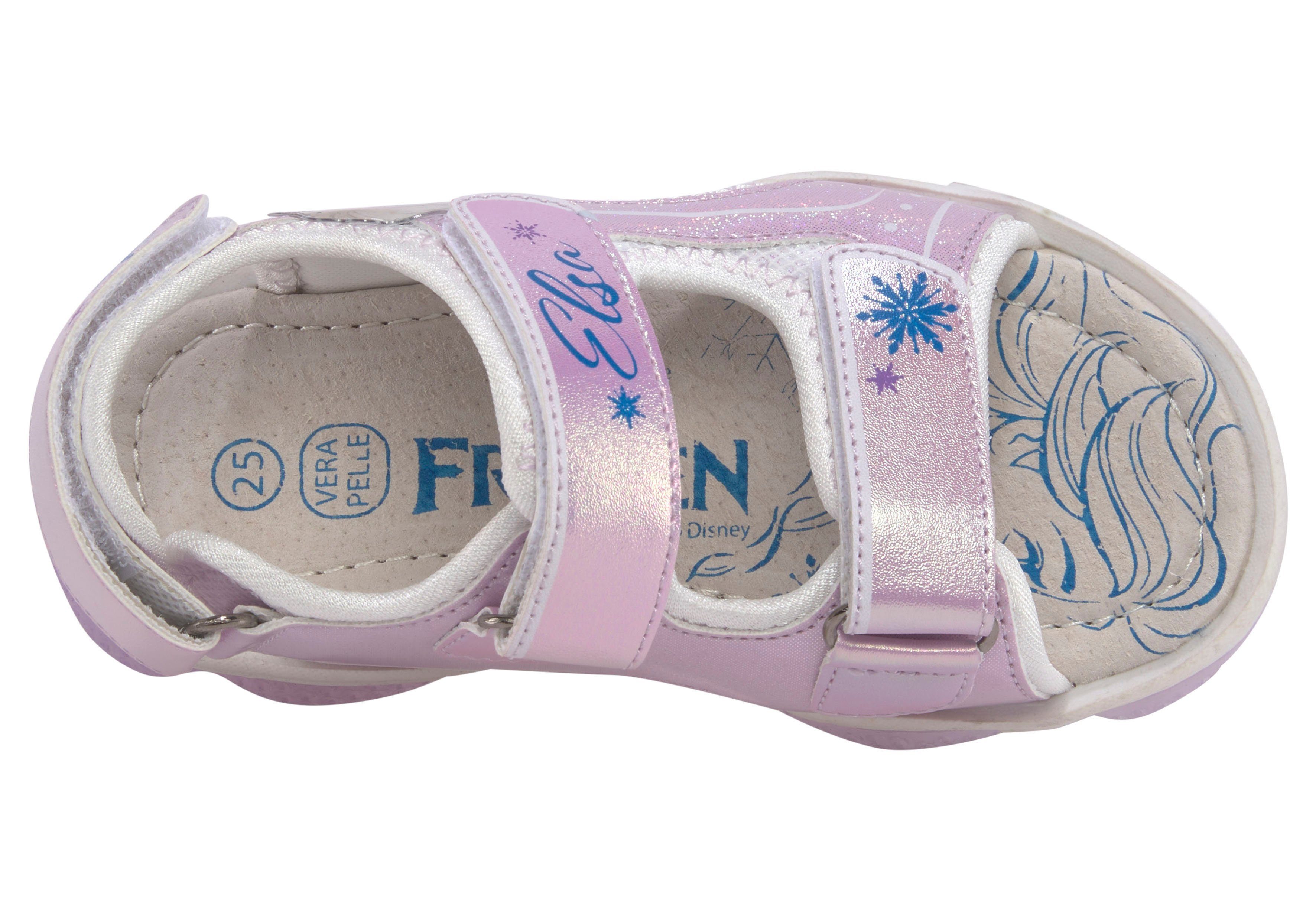 Disney Sandalen Frozen met coole knipperfunctie en klittenbandsluitingen