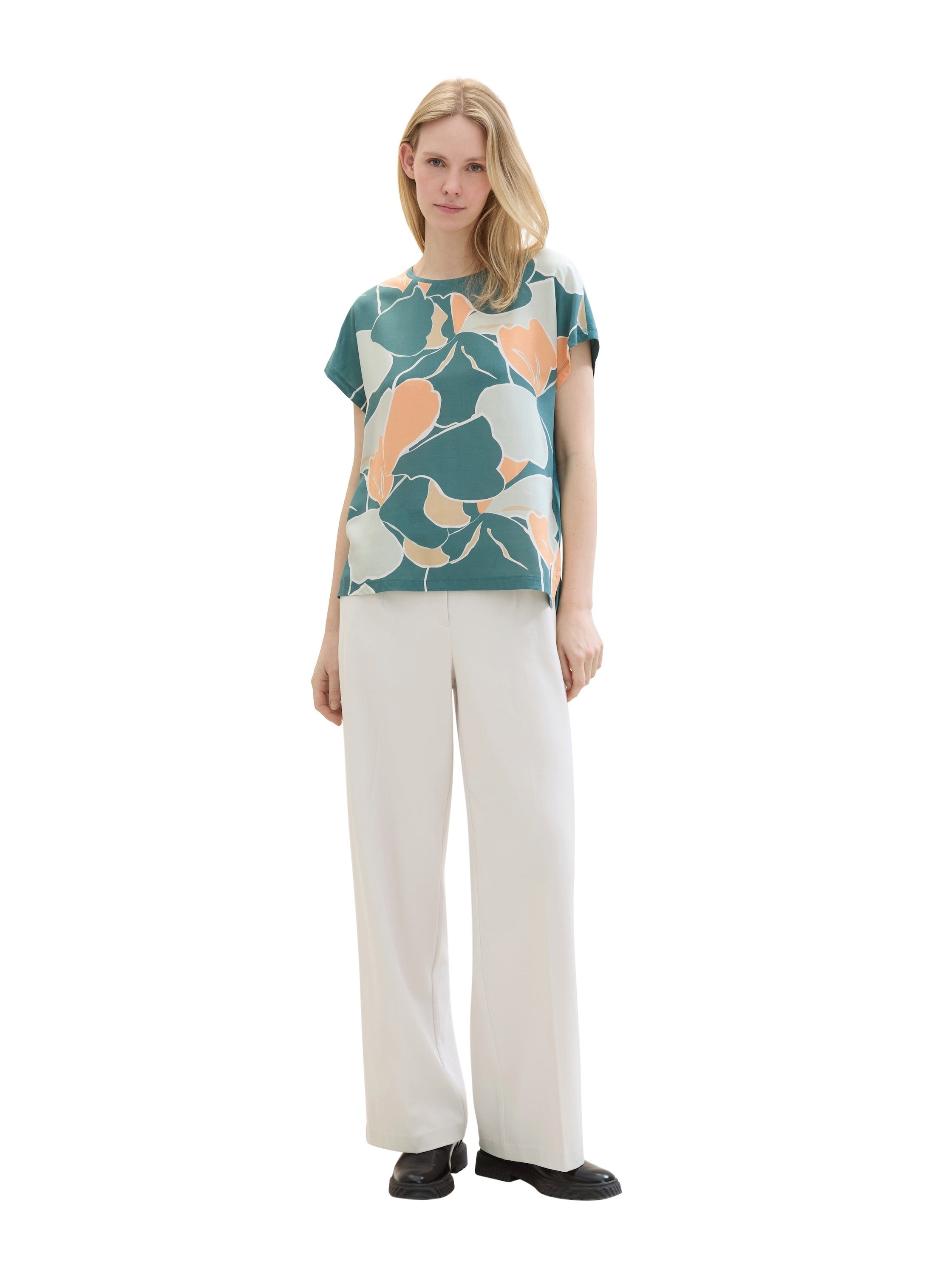 Tom Tailor T-shirt met all-over print