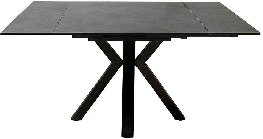 MCA furniture Eettafel PALLINI uitschuifbare tafel 90-150 cm Keramiek, metaal, lengteschuif, uittrekbaar, tafelblad 13 mm