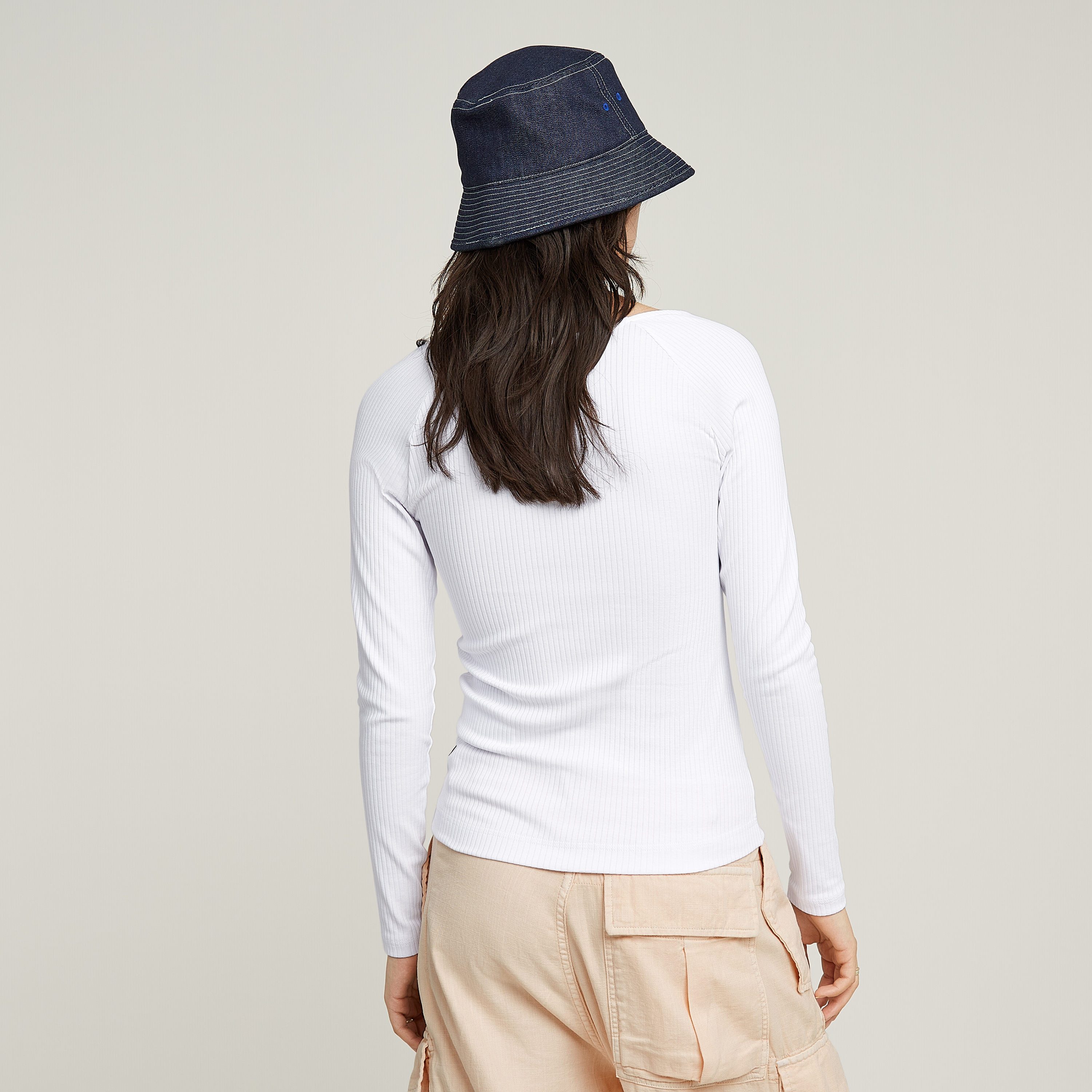 G-Star RAW Longsleeve Slim Rib met stretchaandeel