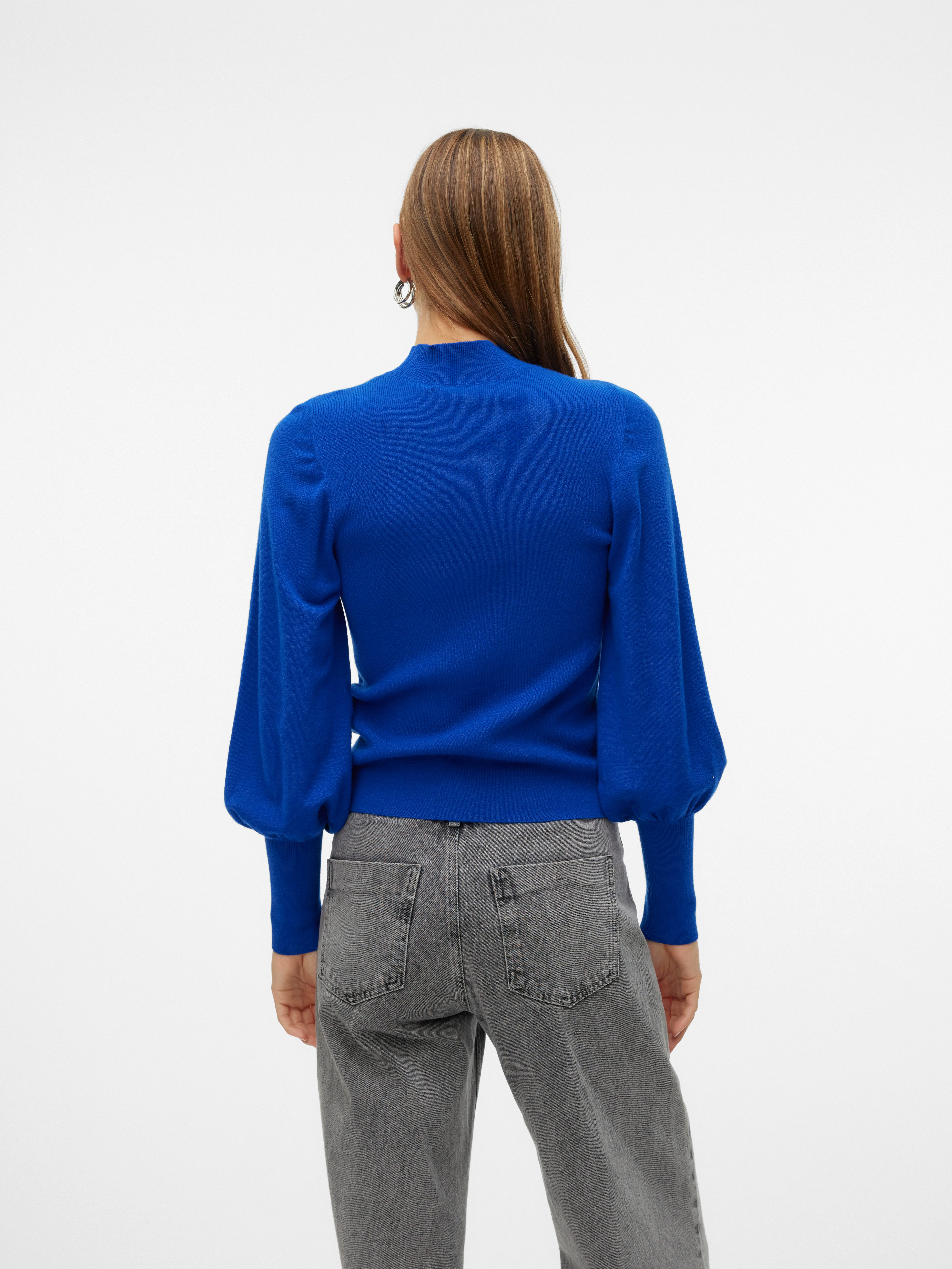 Vero Moda Gebreide trui VMHOLLYKARISPUFF LS HIGHNK PULLOV GA BOO