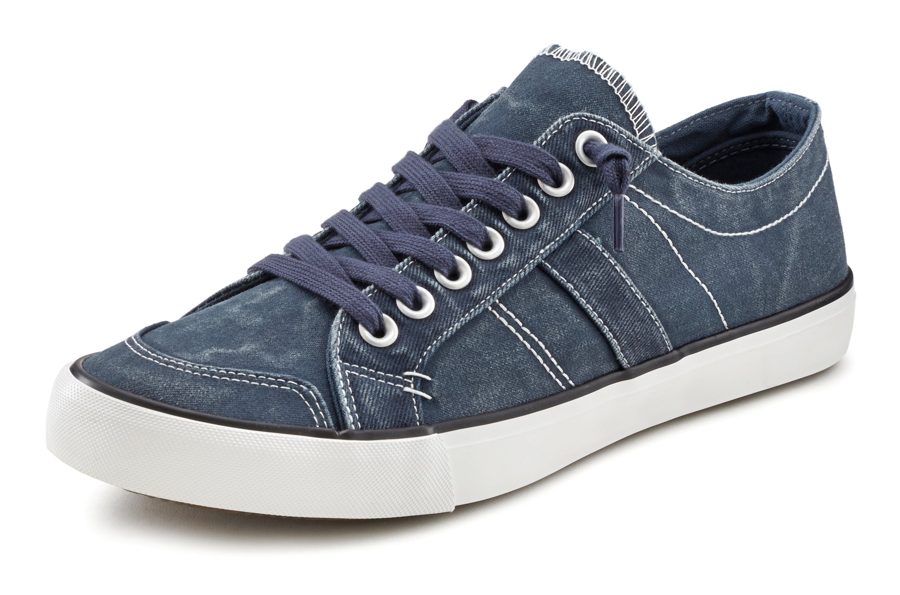 AUTHENTIC LE JOGGER Sneakers Veterschoen uit hoogwaardig canvas, lage schoenen, casual schoenen, slippers vegan