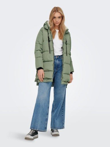 Only Gewatteerde jas ONLNORA LONG PUFFER COAT