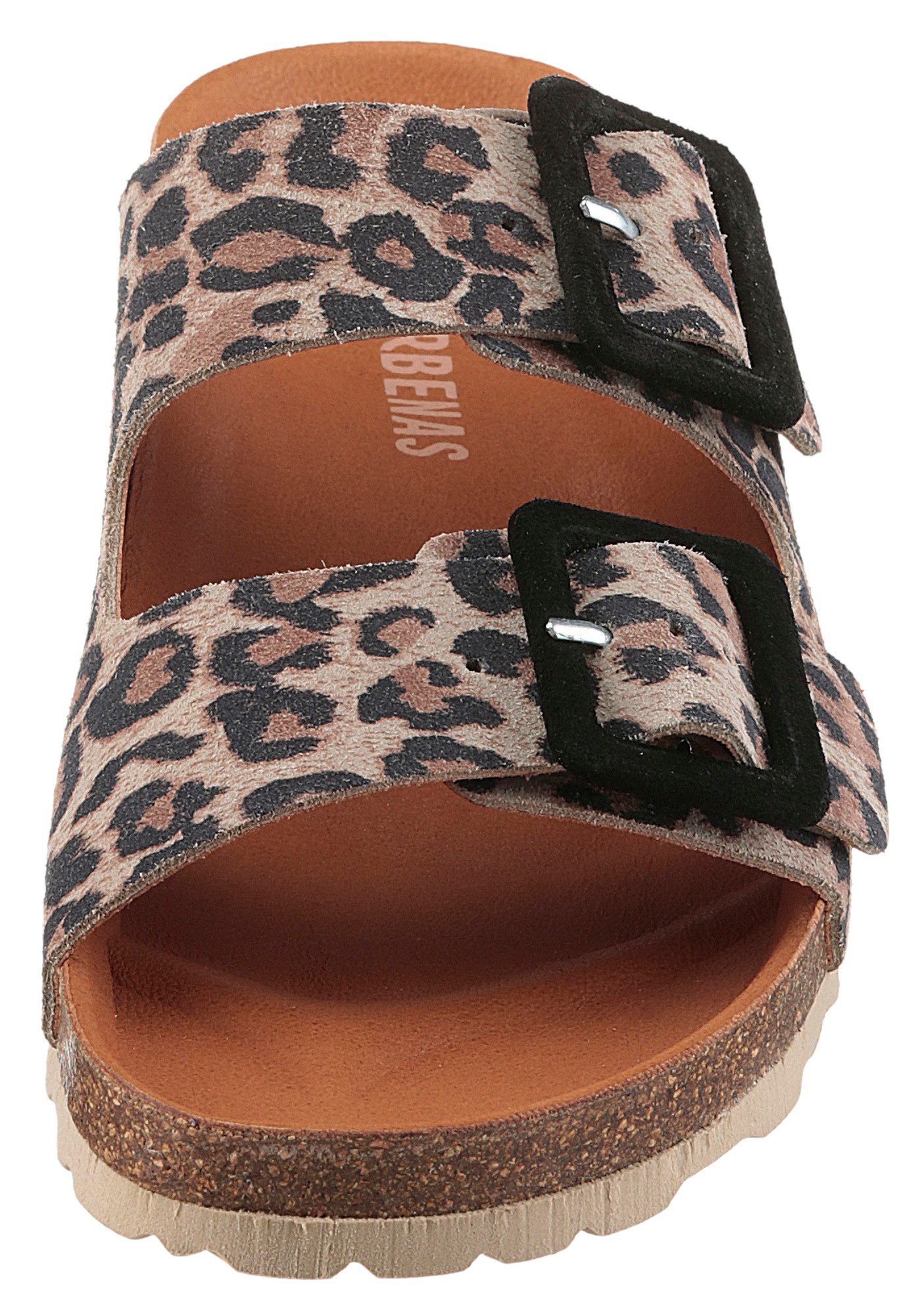 VERBENAS Slippers Randell Leopardo zomerschoen, slippers, pantoffel met zachte binnenzool