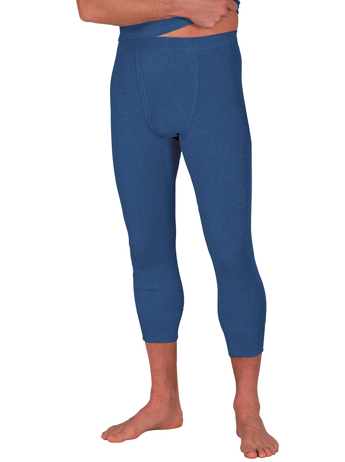 Kings Club Lange onderbroek (2 stuks) heren lange onderbroeken maat 5 blauw