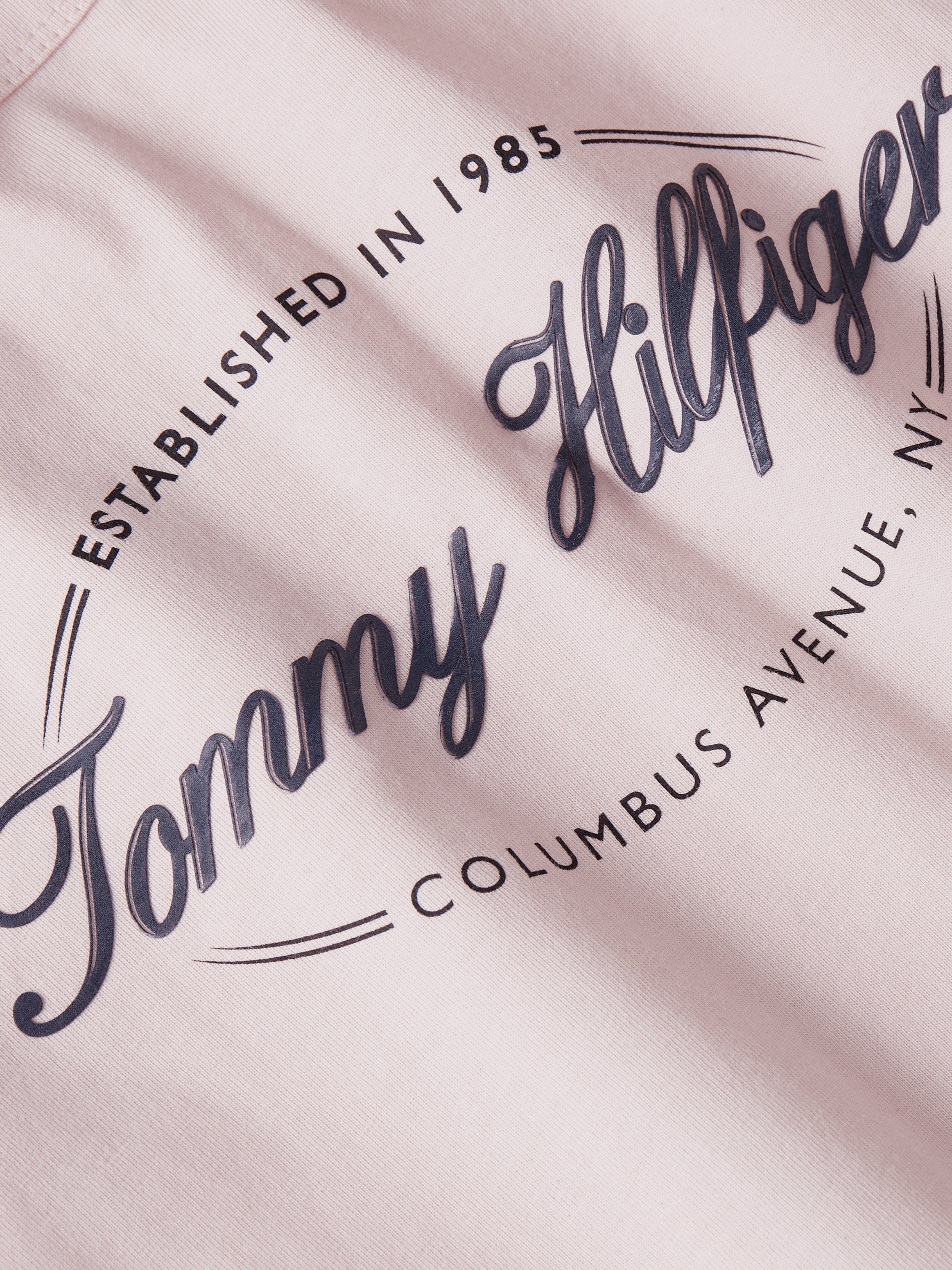 Tommy Hilfiger Shirt met ronde hals SLIM HILFIGER SCRIPT C-NK SS