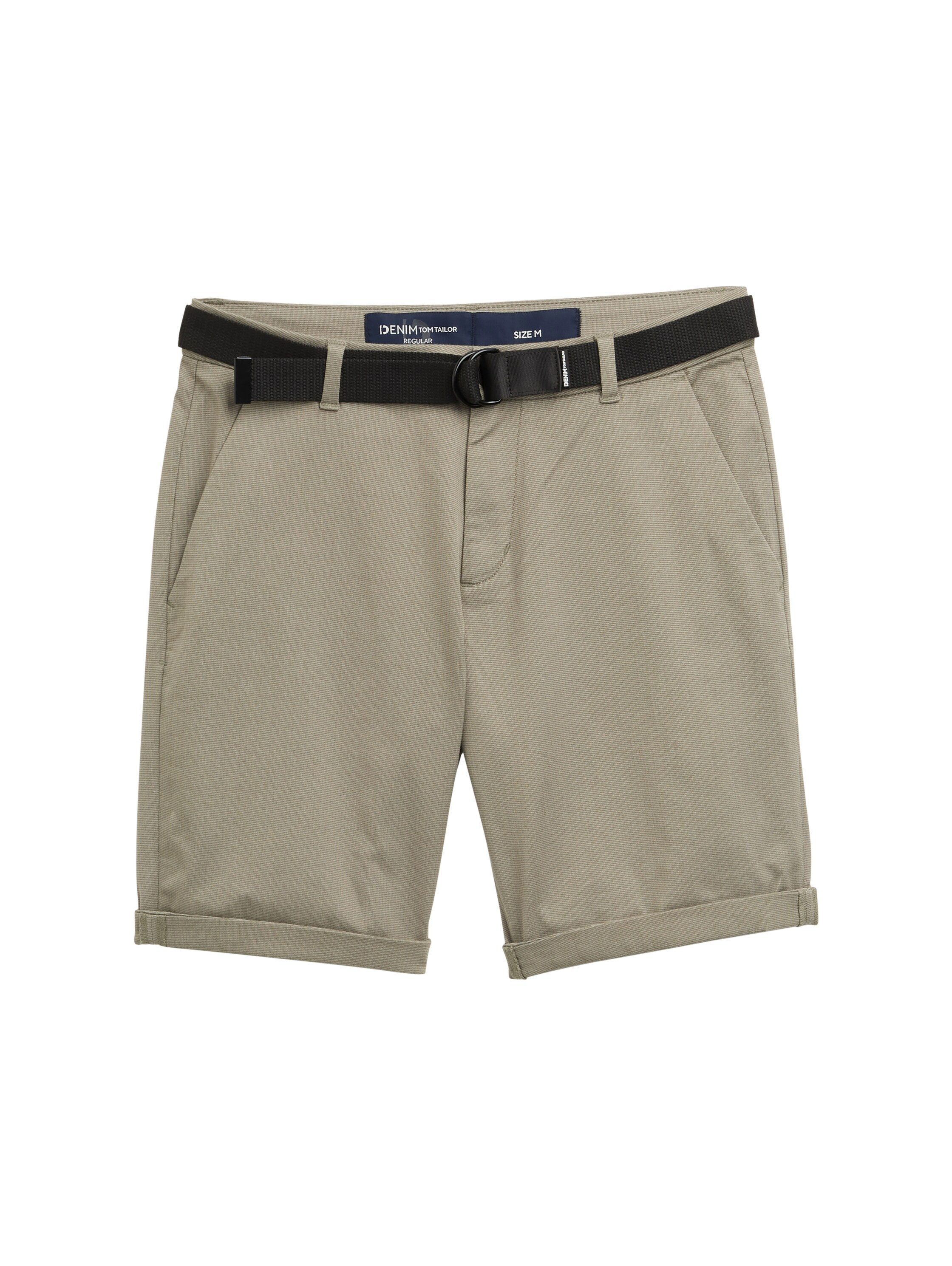 Tom Tailor Denim Chino-short met riem (set)