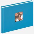 walther fotoalbum fun 30 zwarte pagina’s (1 stuk) blauw