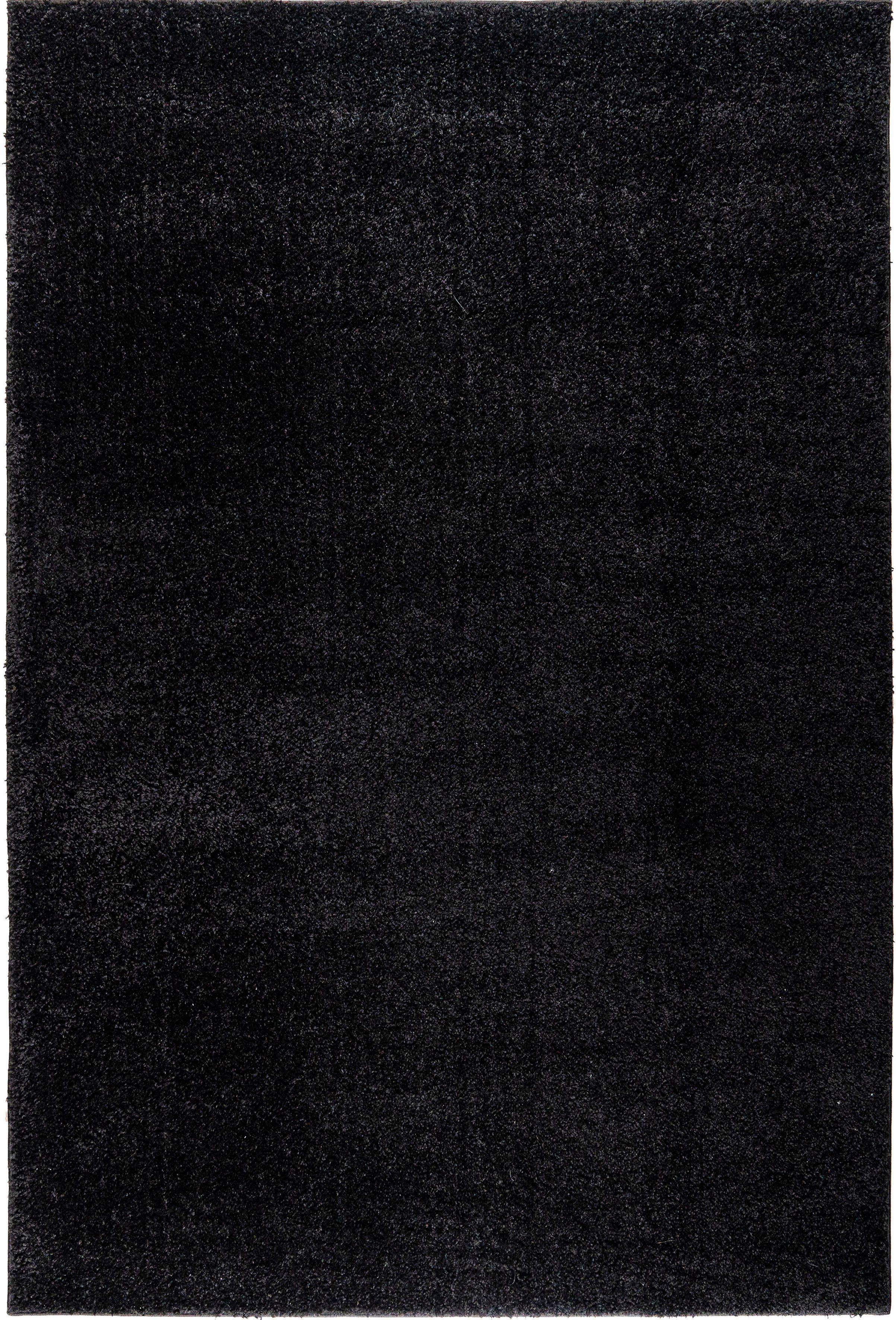 my home Hoogpolig vloerkleed Viva Uni kleuren, effen, bijzonder zacht en knuffelig, klantenfavoriet