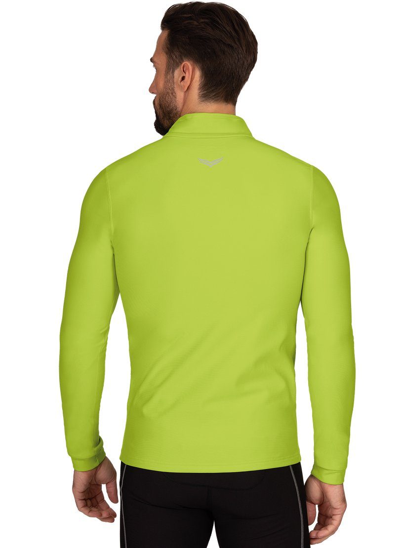 Trigema Sweatshirt TRIGEMA sportshirt met lange mouwen en ritssluiting