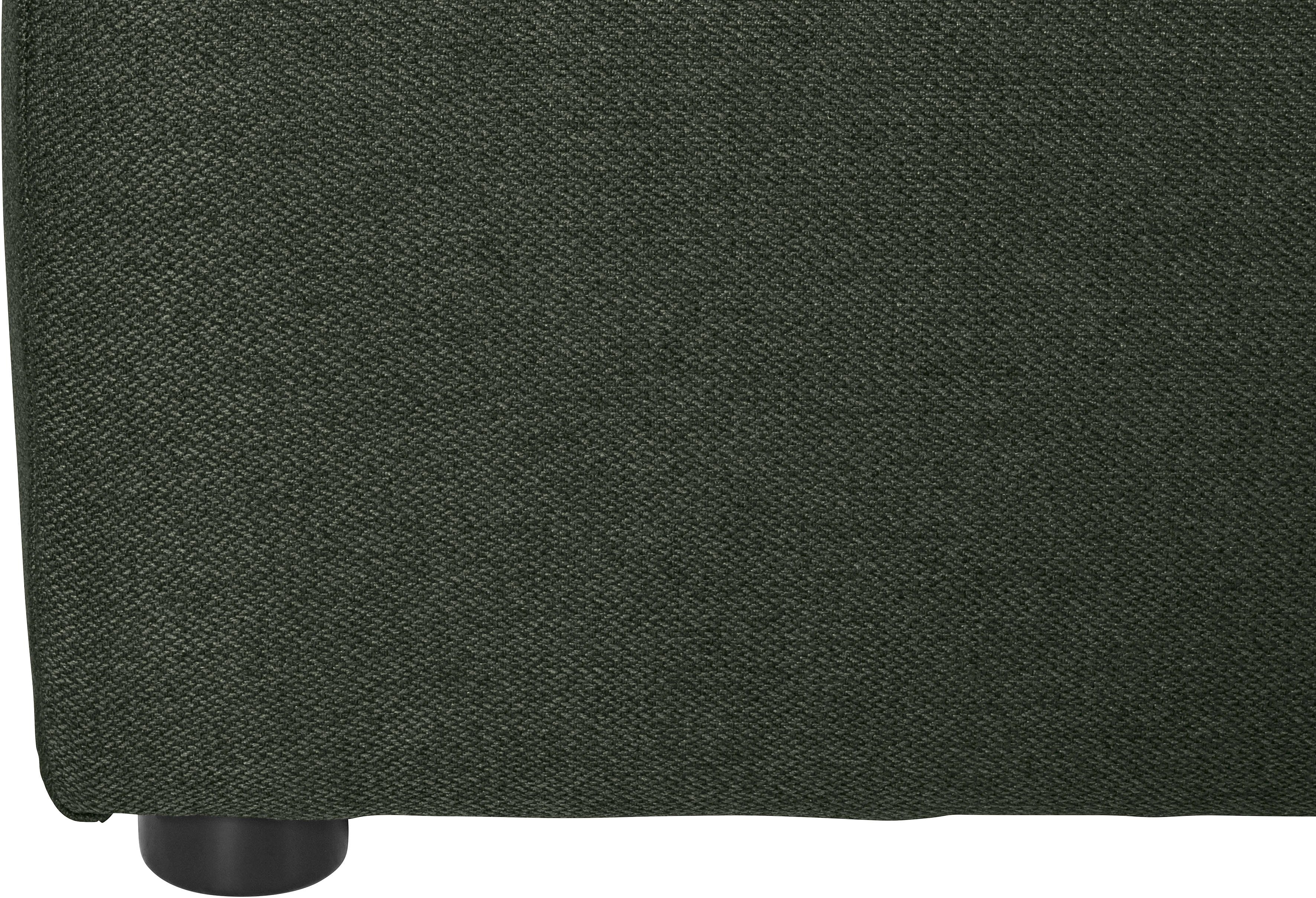 DOMO collection Hoekbank Topper, elegant en tijdloos, compacte afmetingen 245/155cm, L-vorm