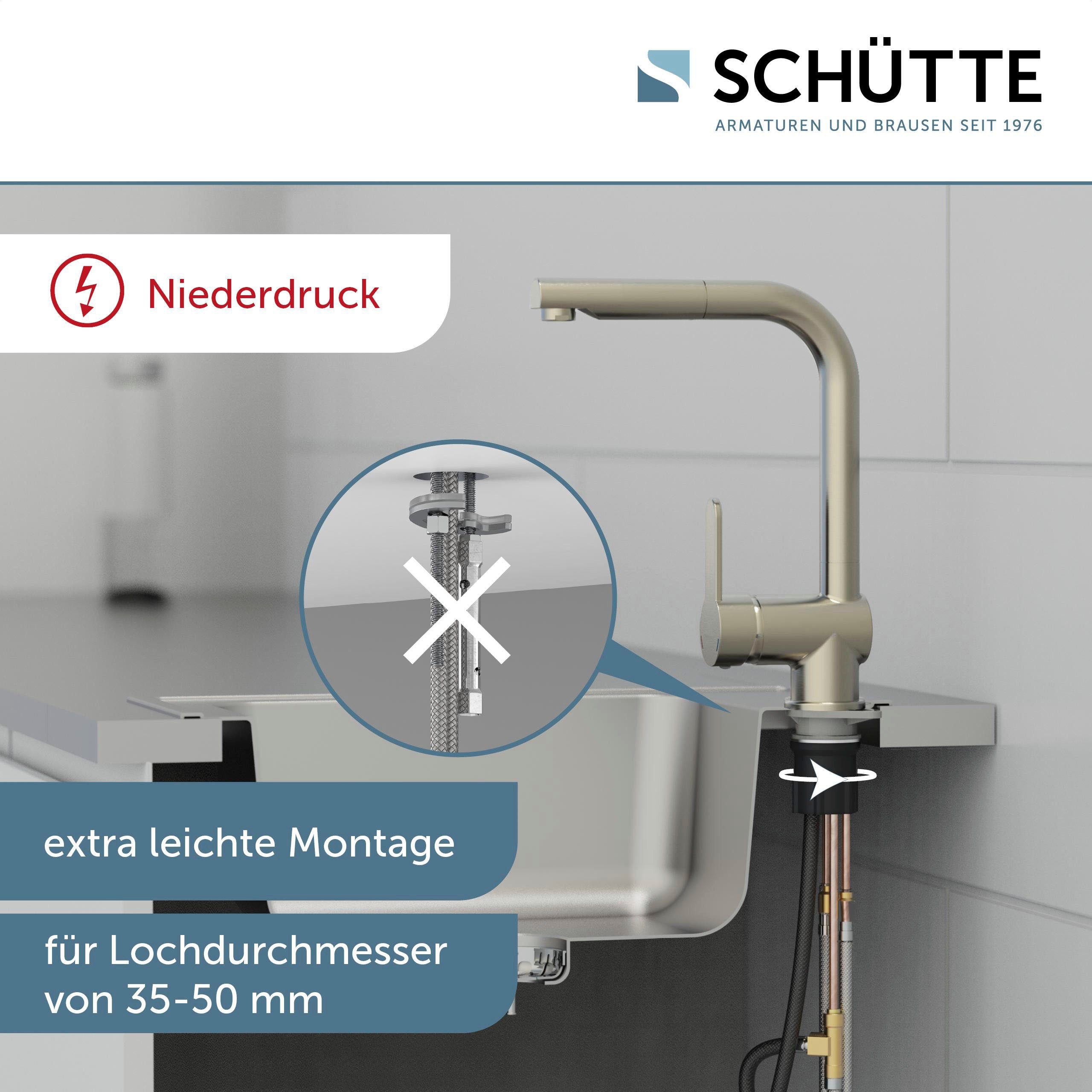 Schütte Gootsteen kraan Londen Lage druk, 360° zwenkbare kraan, mengkraan