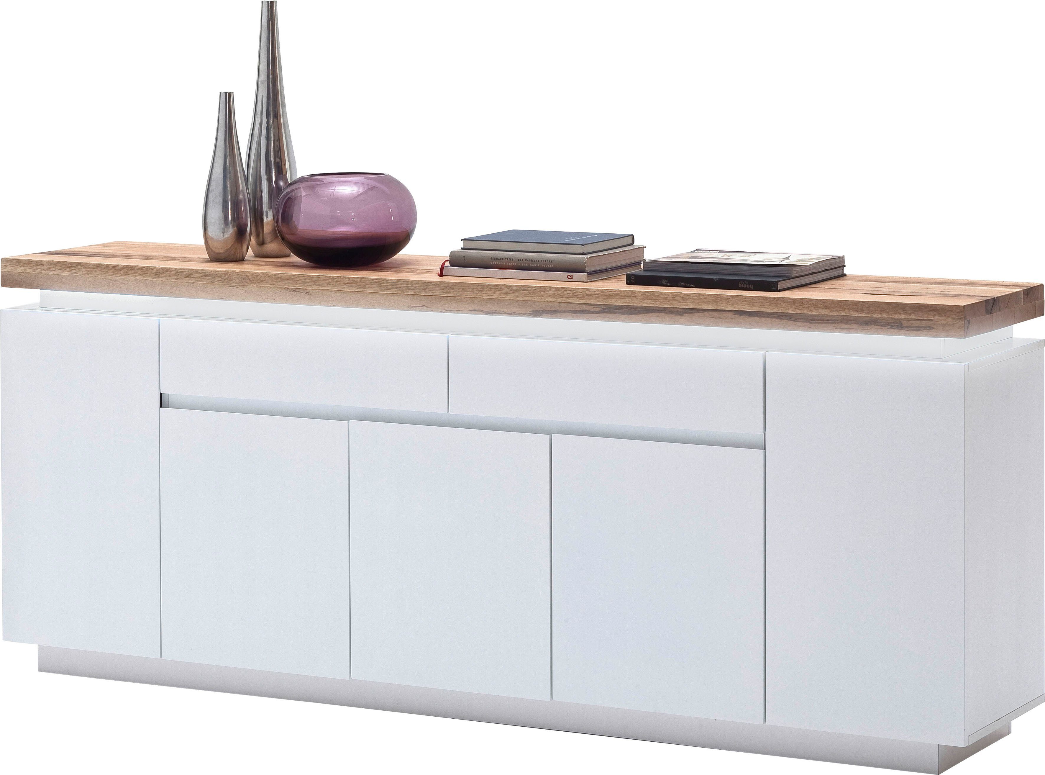 MCA furniture Dressoir Romina met ledverlichting wit dimbaar, incl. afstandsbediening