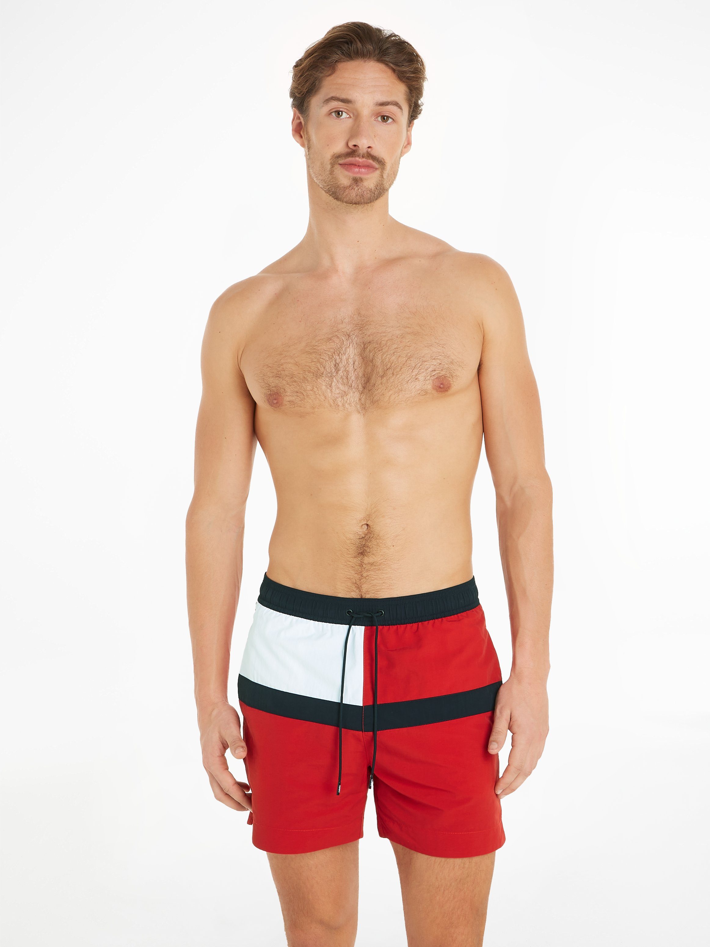 Tommy Hilfiger Swimwear Zwemshort MEDIUM DRAWSTRING in meerkleurige look