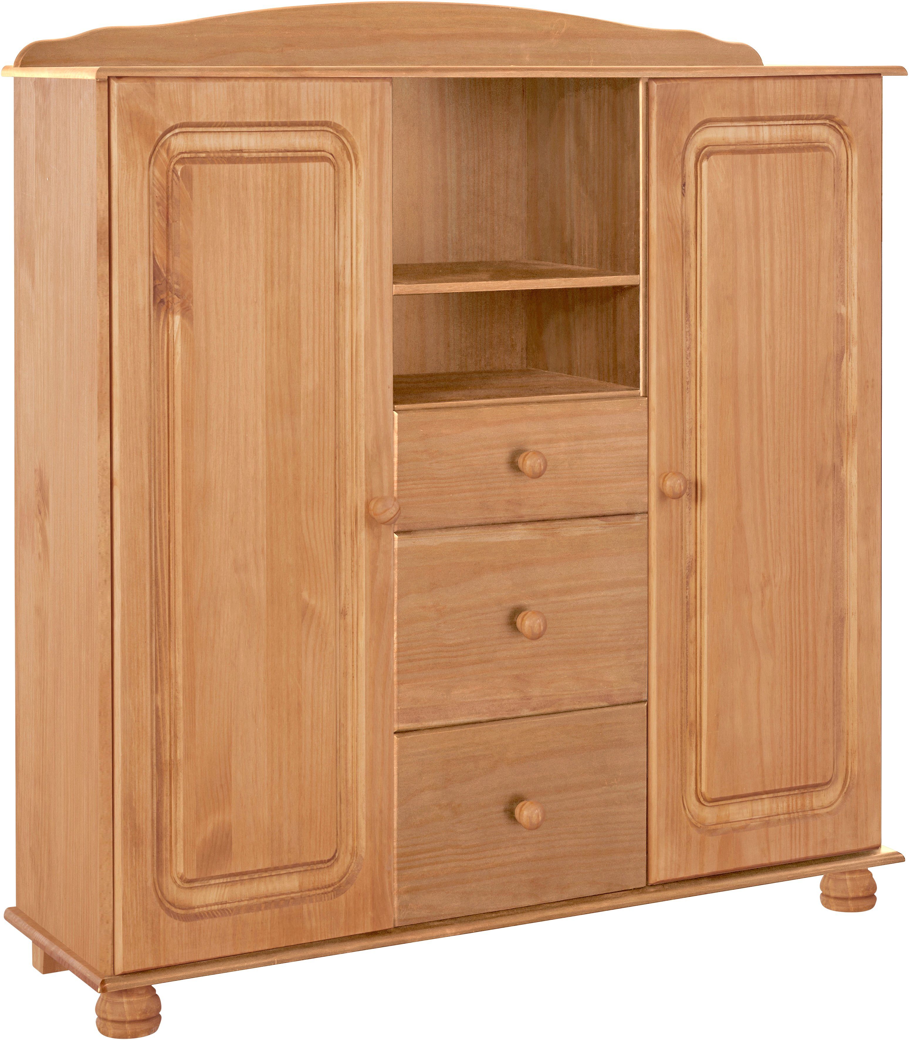 Home affaire Highboard Mette Opbergkast met 3 lades en verstelbare planken