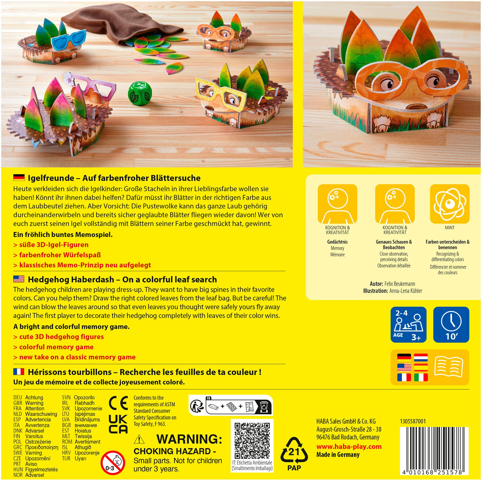 Haba Spel Egelvriendjes Made in Germany