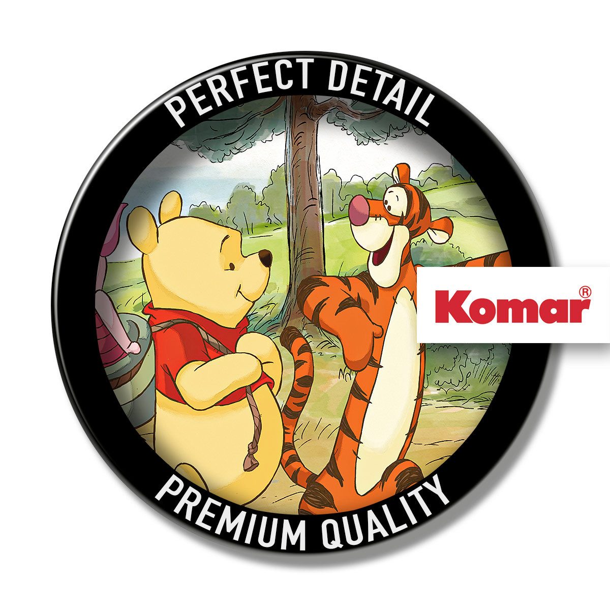 Komar Fotobehang Winnie the Pooh Expedition 2-delige set - ca. 82,6 cm breed (1 stuk)