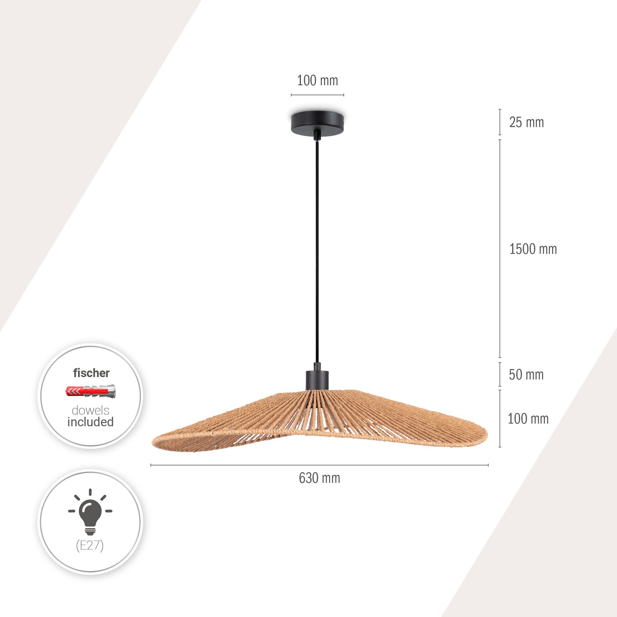 Paco Home Hanglamp HUGO PD1