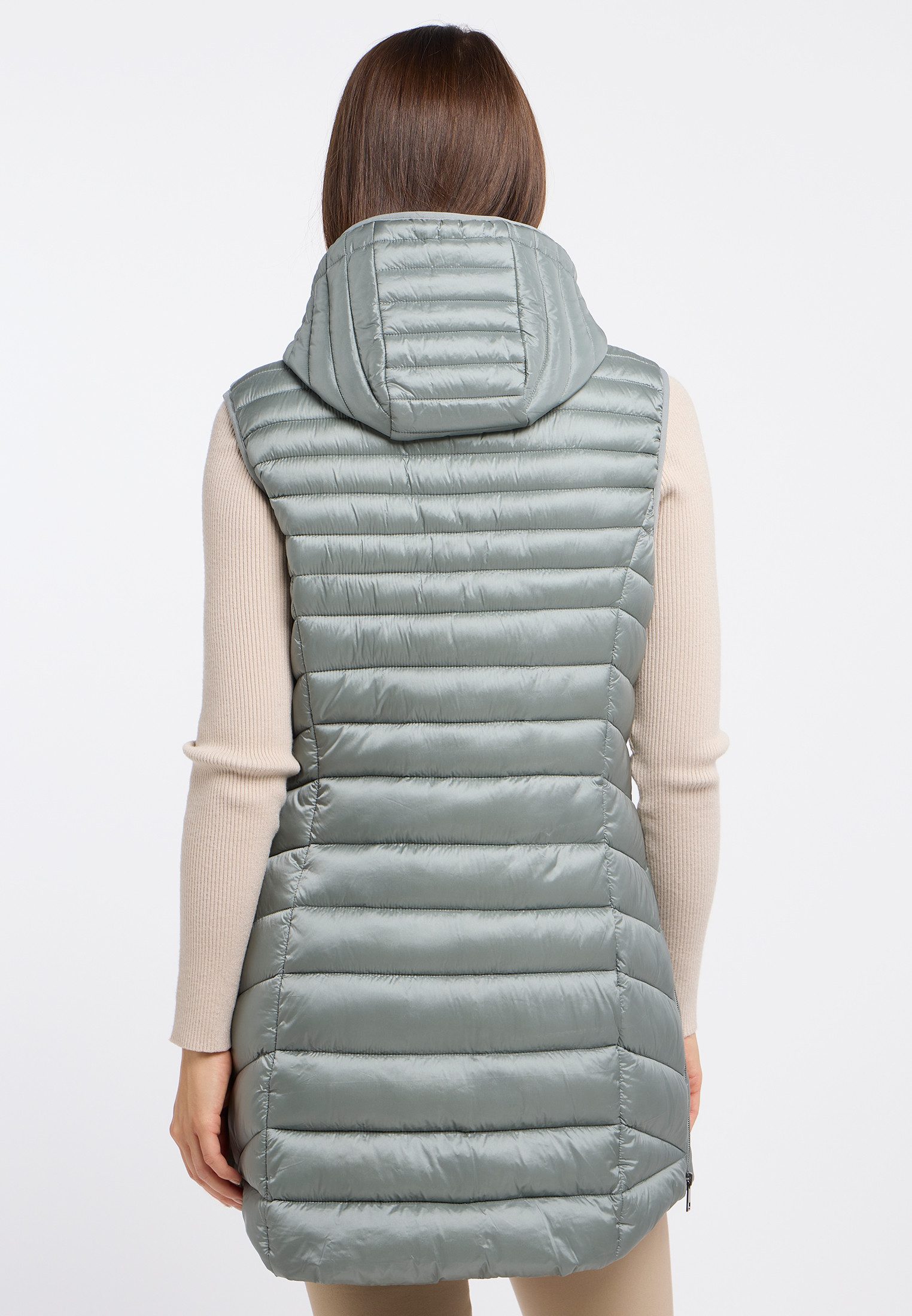 Barbara Lebek Bodywarmer met een capuchon