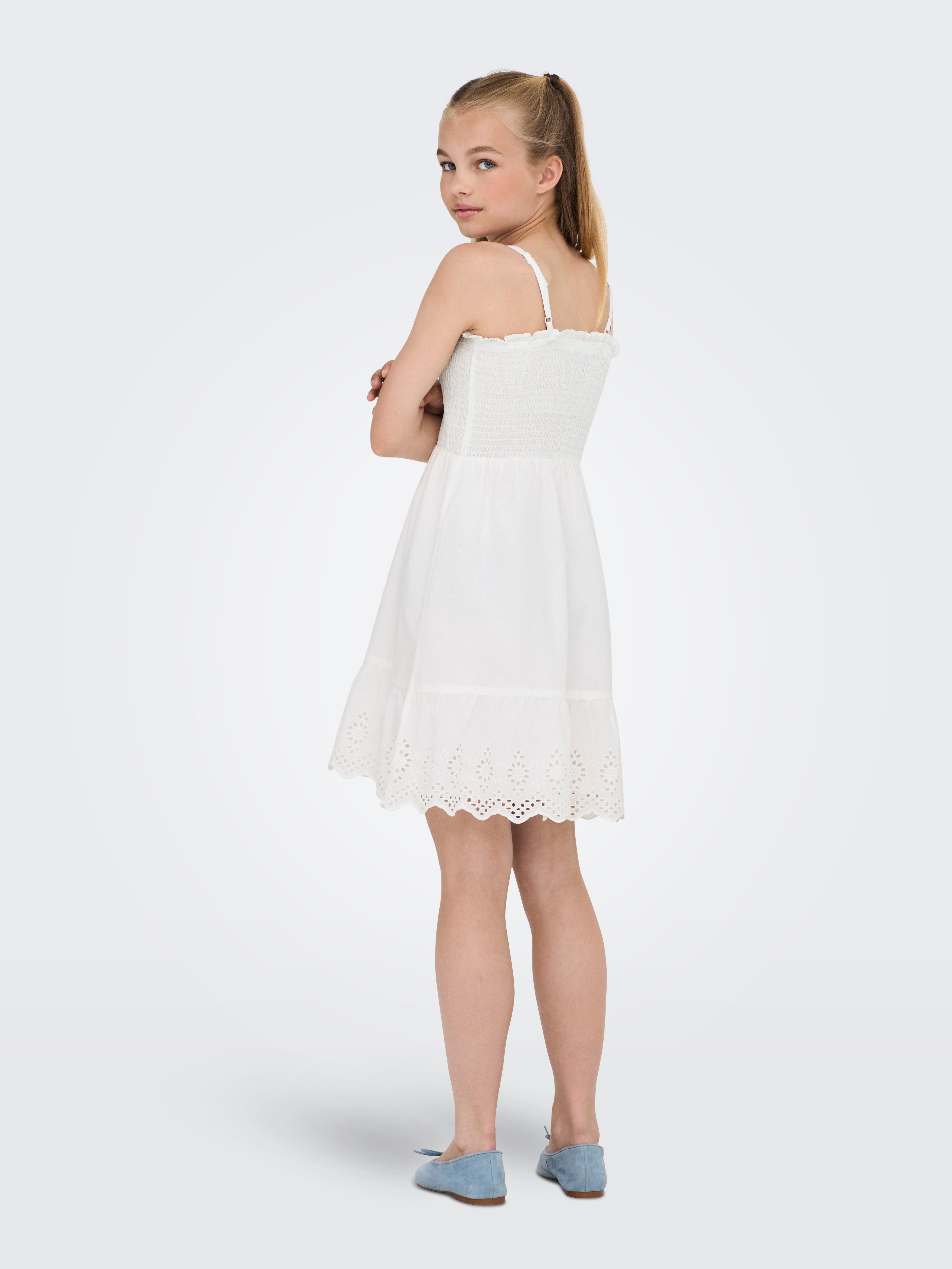 KIDS ONLY Jurk met bandjes KOGLOU LIFE EMB SMOCK DRESS WVN