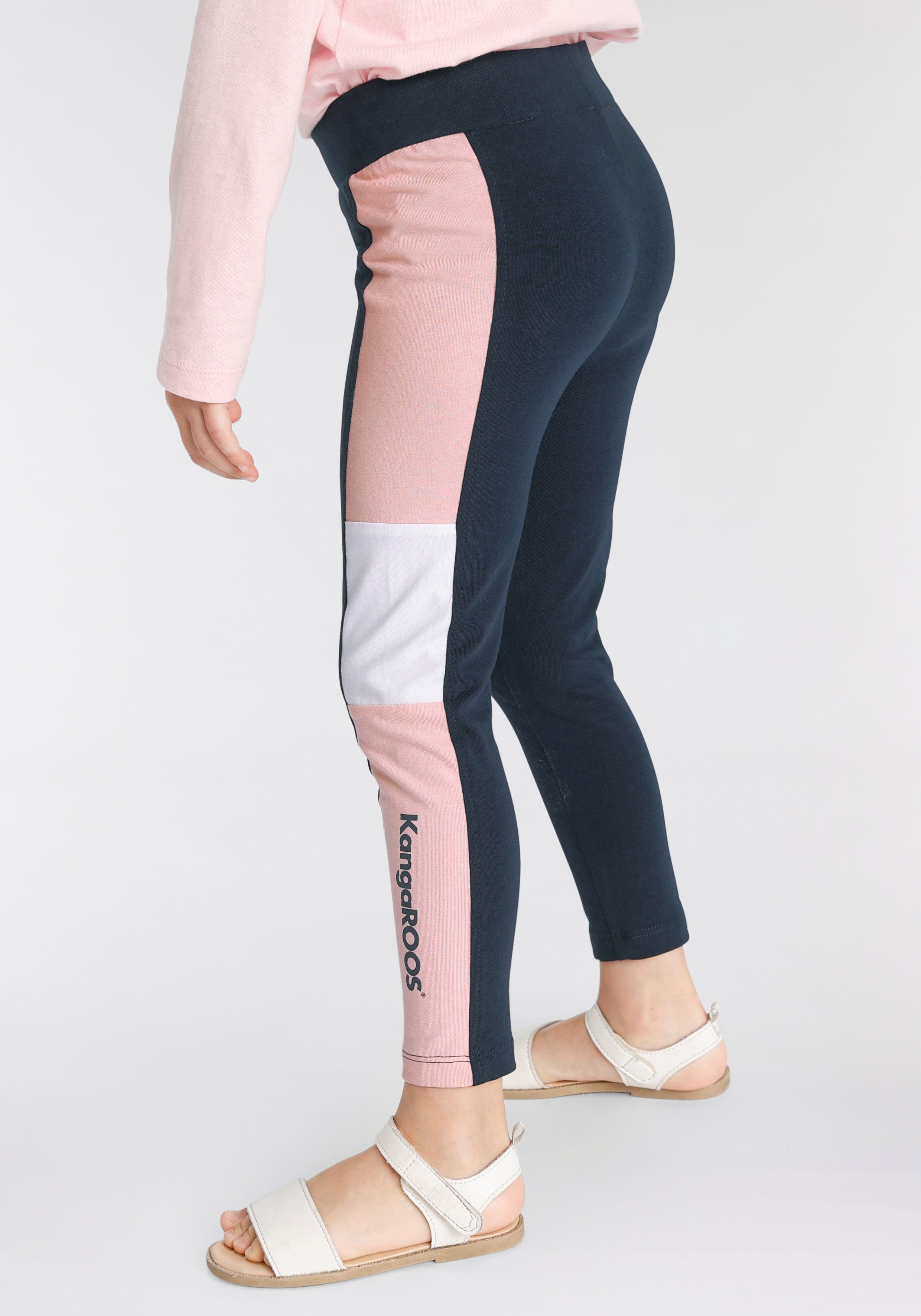 KangaROOS Legging Colorblocking leggings voor kleine meisjes meisjes maillots & leggings maat 128/134 blauw