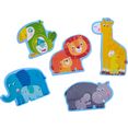 haba badspeelgoed dierenpuzzel inclusief opbergnet (11-delig) multicolor