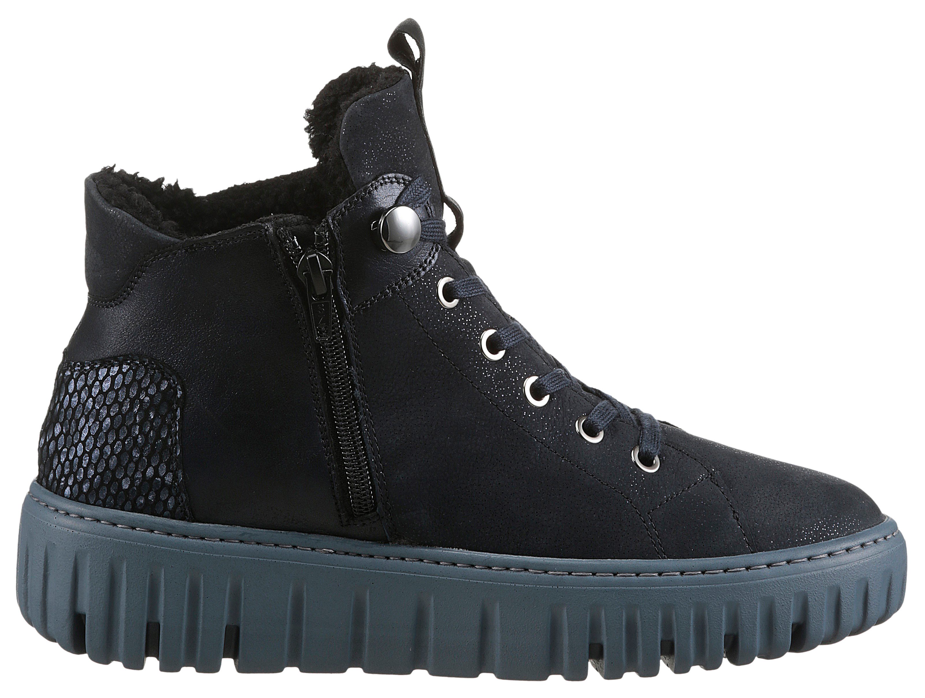 Waldläufer Winterlaarzen H-LIVIA , veterschoenen, comfort-enkellaars in comfortabele breedte g (= breed)