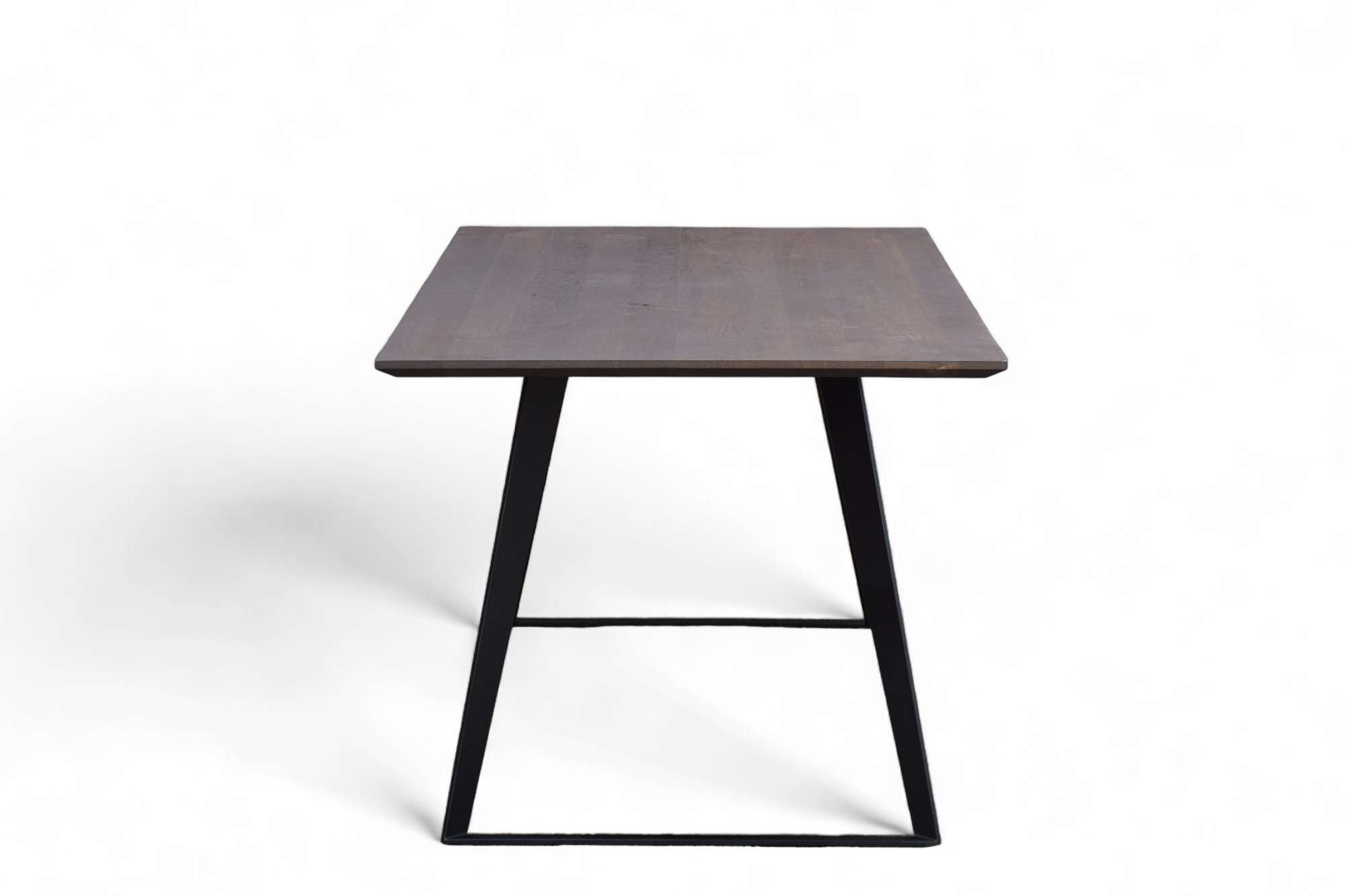 Home affaire Eettafel Talwiese keukentafel, U-vorm metalen frame, massief gewild eikenhout, geolied