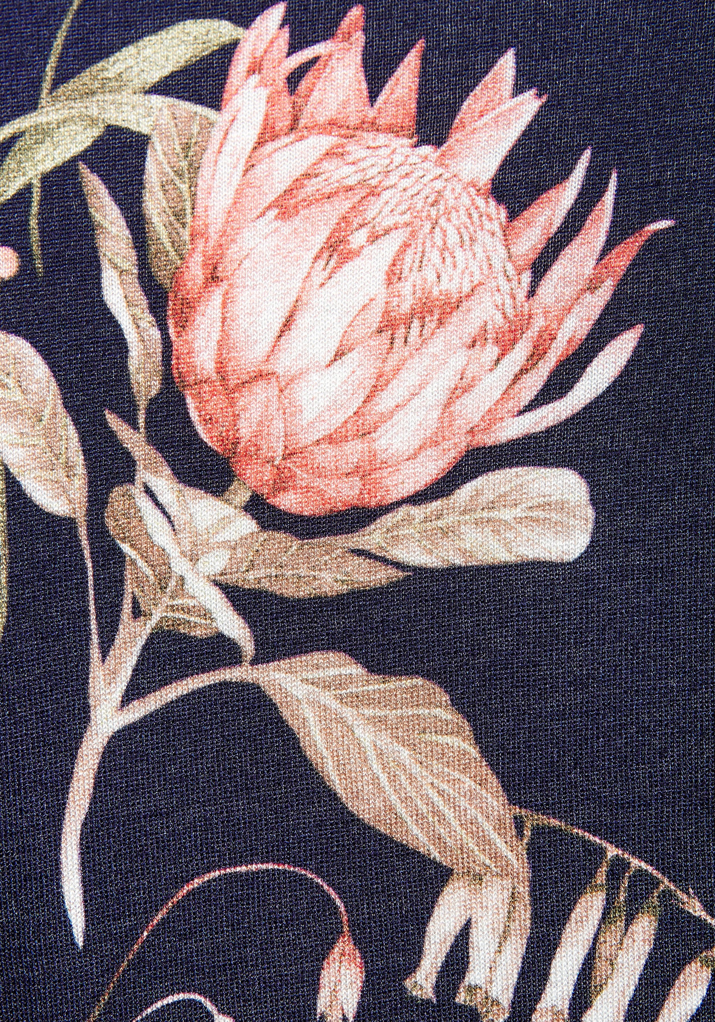 Vivance Jerseyjurk met bloemenprint, losse zomerjurk, strandjurk