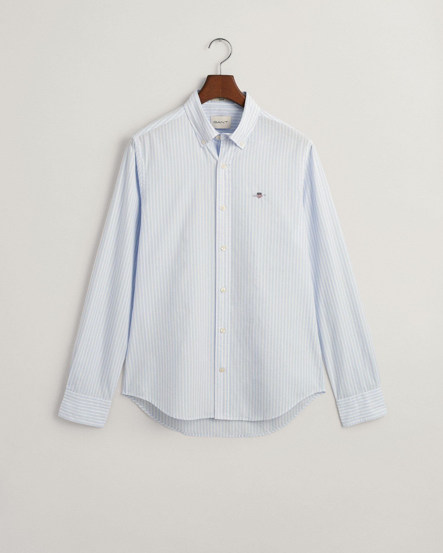 Gant Overhemd met lange mouwen SLIM POPLIN STRIPE SHIRT