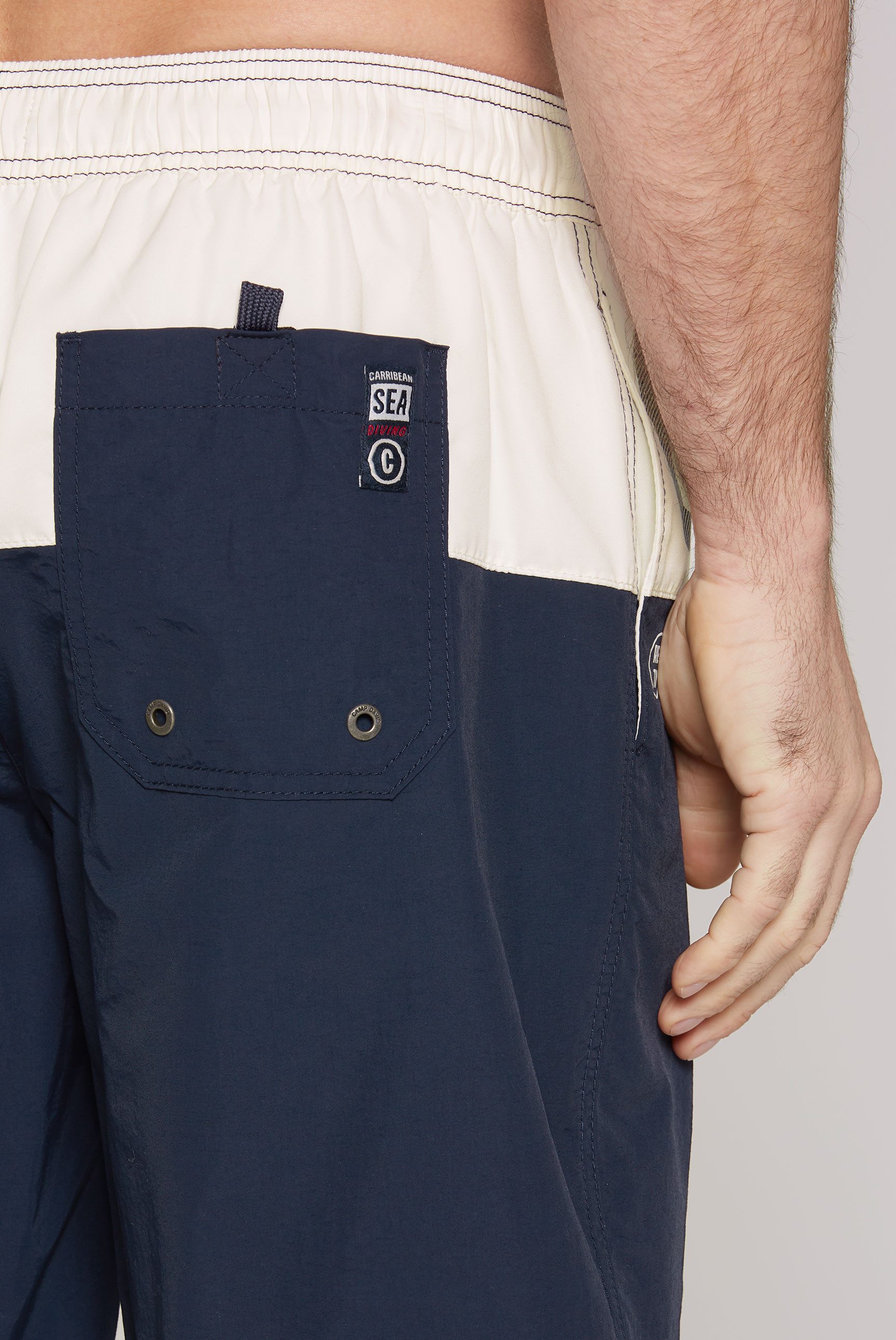 CAMP DAVID Zwemshort met logoprint